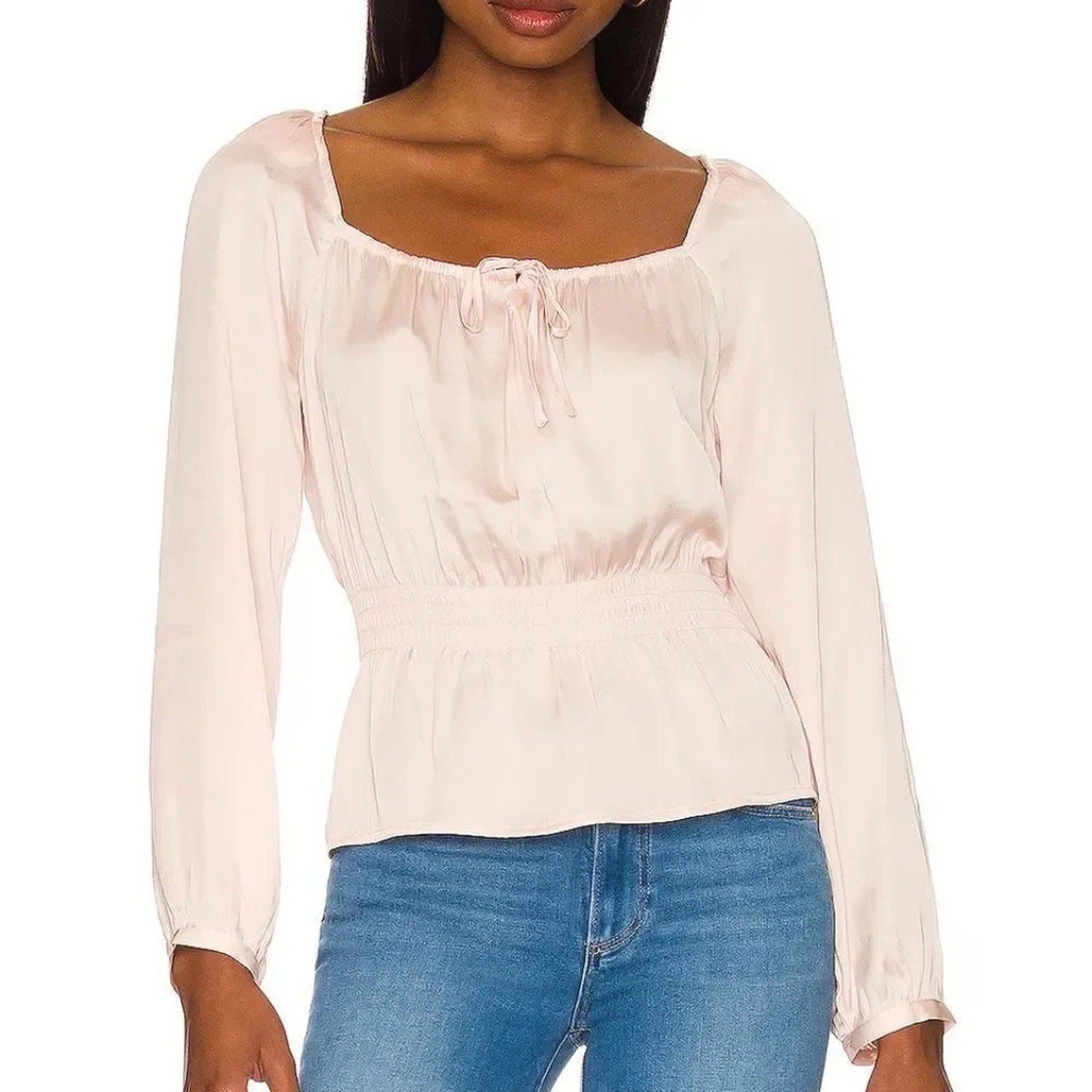 NWT Paige Odalyn Peasant Top - Size S