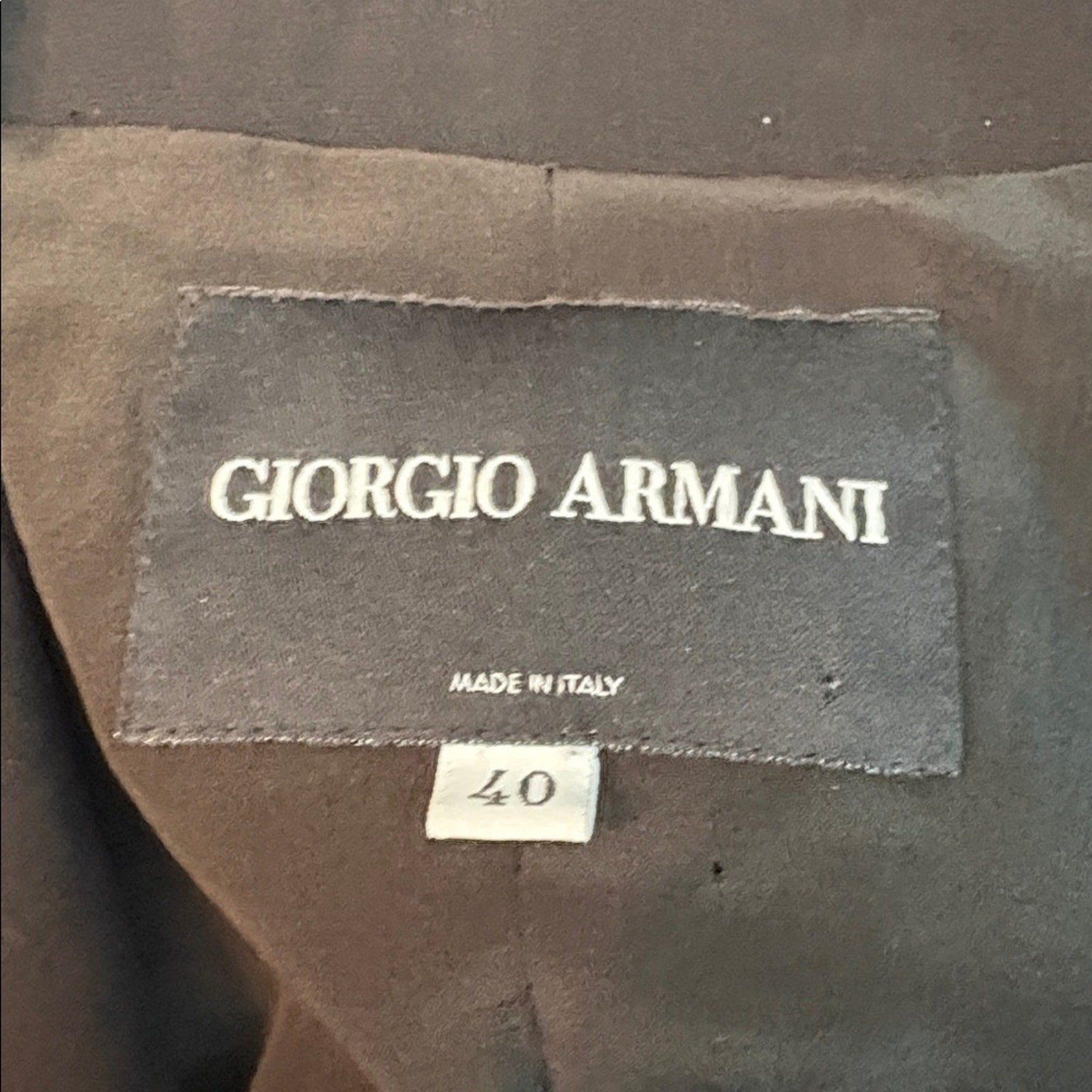 Giorgio Armani Structured Tailored Blazer - 40 (US 4)