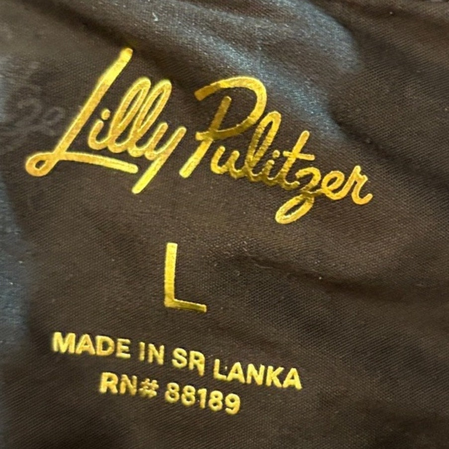 NEW Lilly Pulitzer The Lace Lilly Shirt - size L