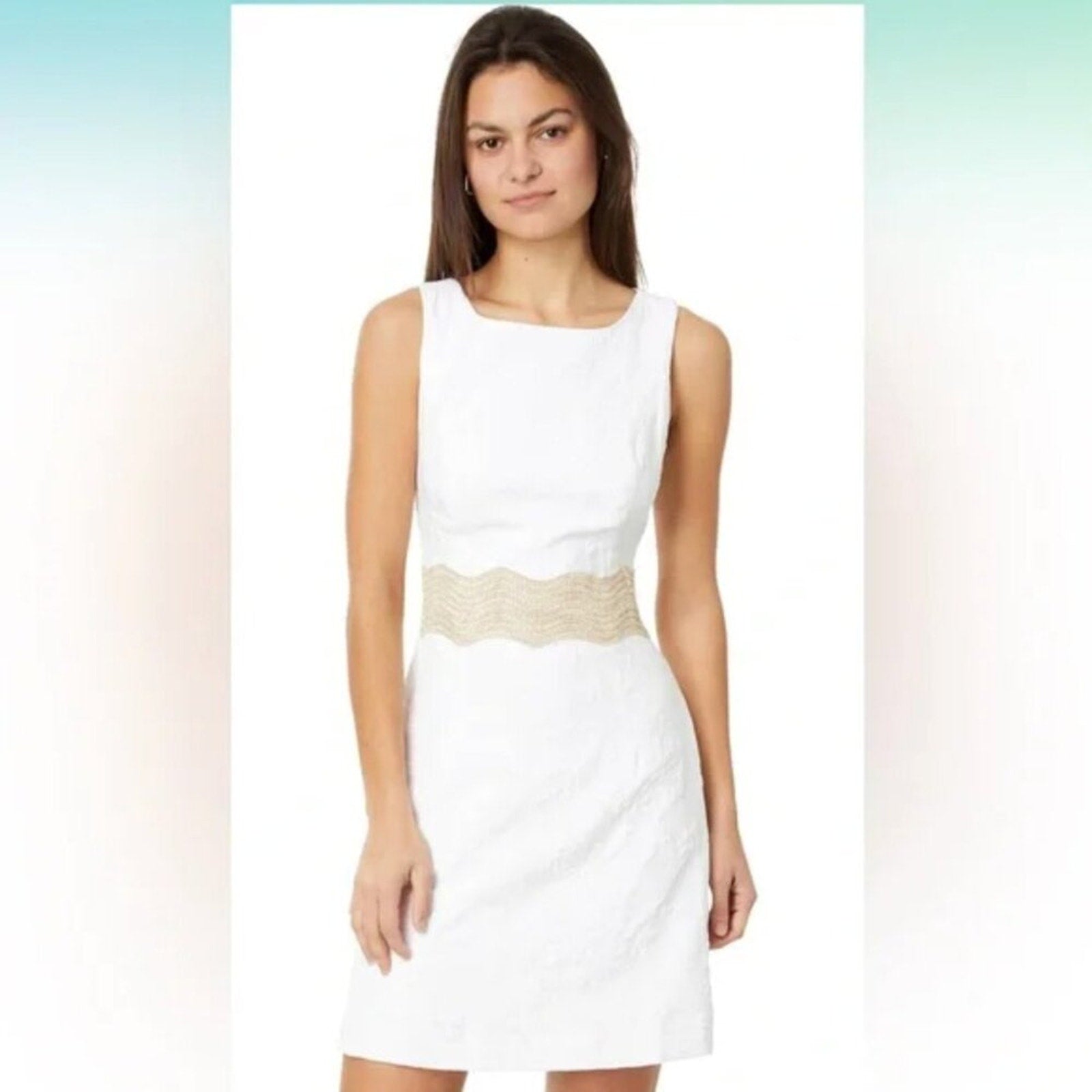 Lilly Pulitzer Siarra Sleeveless  Caliente Pucker Jacquard - 8