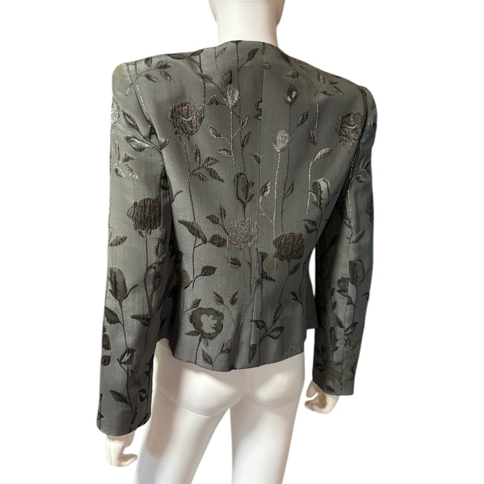 Carlisle vintage evening silk jacket - size 2