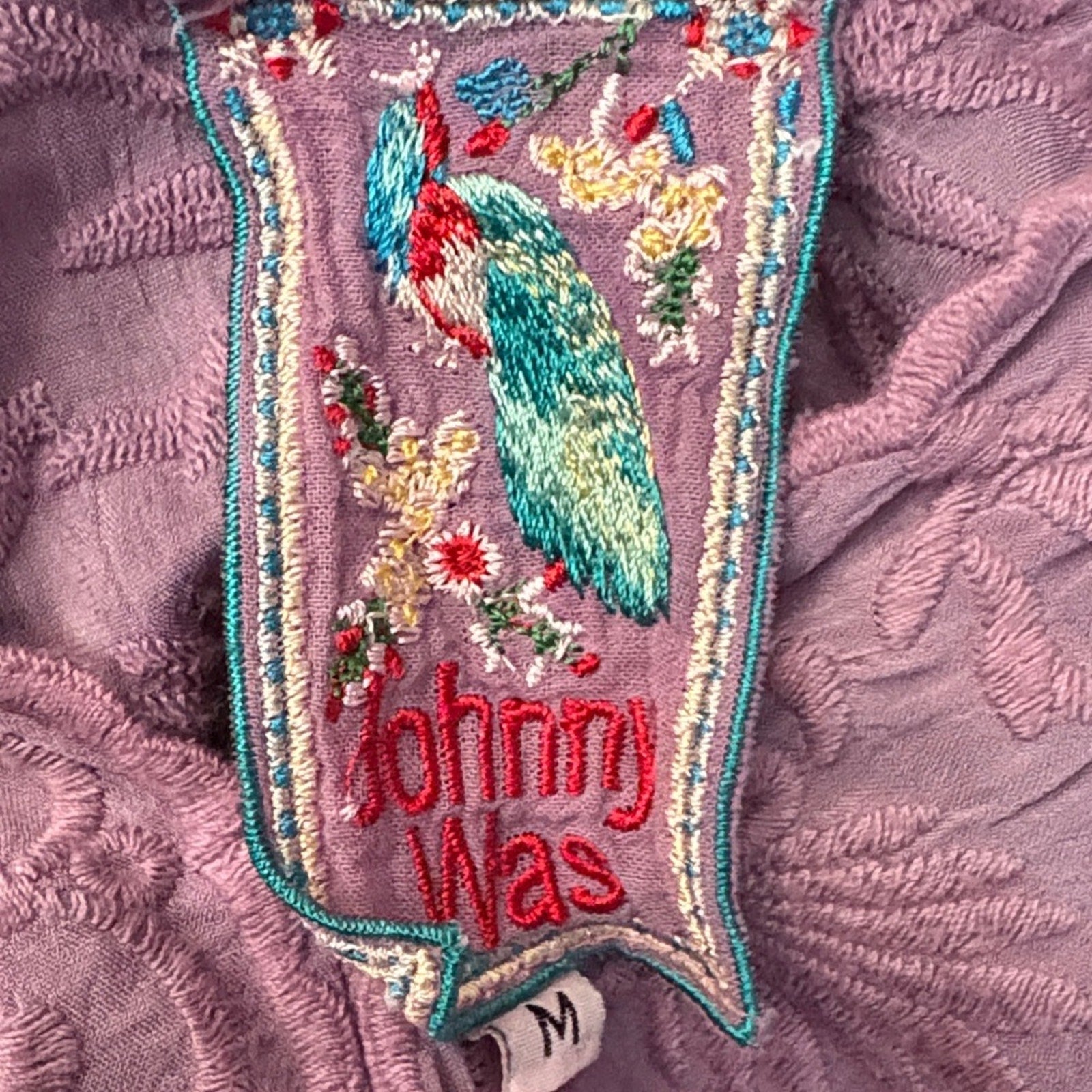 Johnny Was Purple Kaftan - M