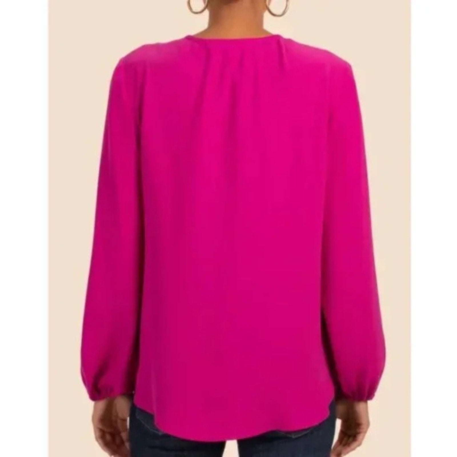 Trina Turk Bask Faux Wrap Top - size small