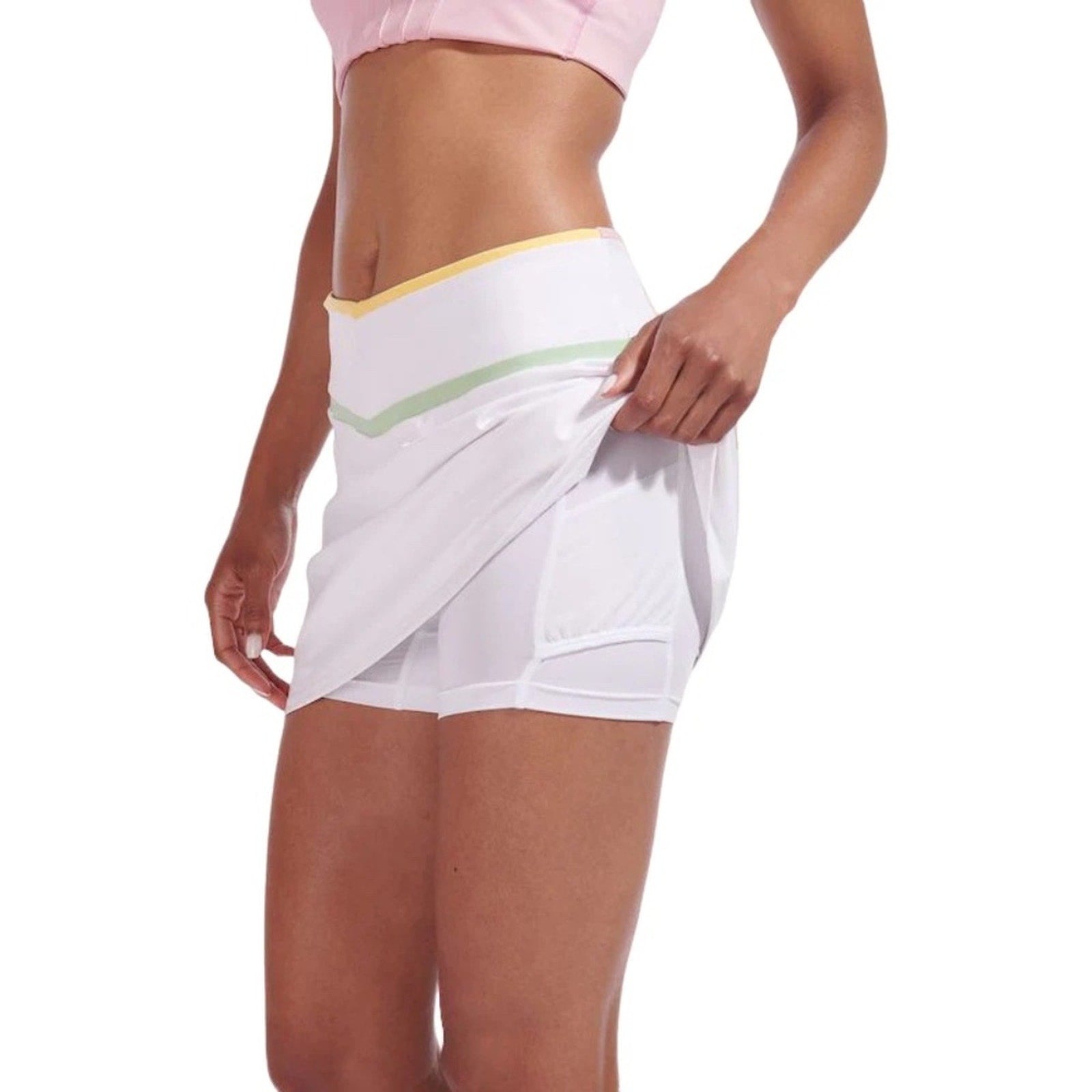 STAUD New Balance X Tennis pickleball golf WHITE skirt skort - size small