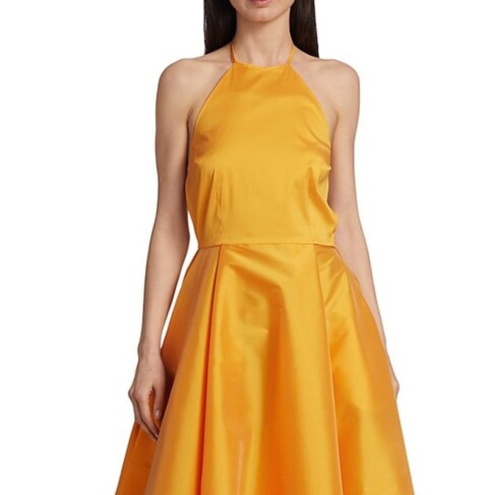 BERNADETTE Satin Taffeta Open-Back Gown - size 38 (= US 6)