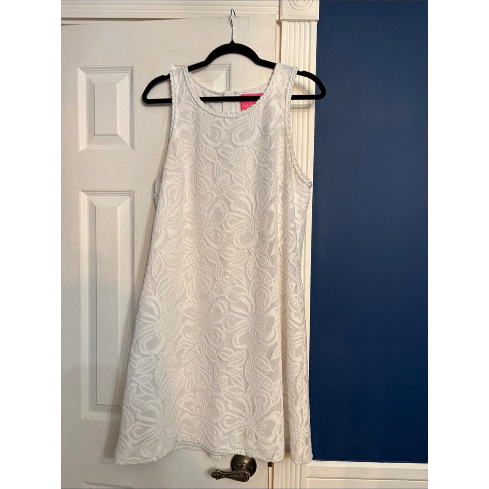 Lilly Pulitzer Marquette White Lace Summer Dress- XL 🌟