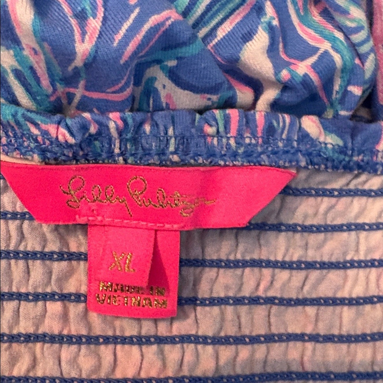 Lilly Pulitzer Kailua Smocked Dress - size M