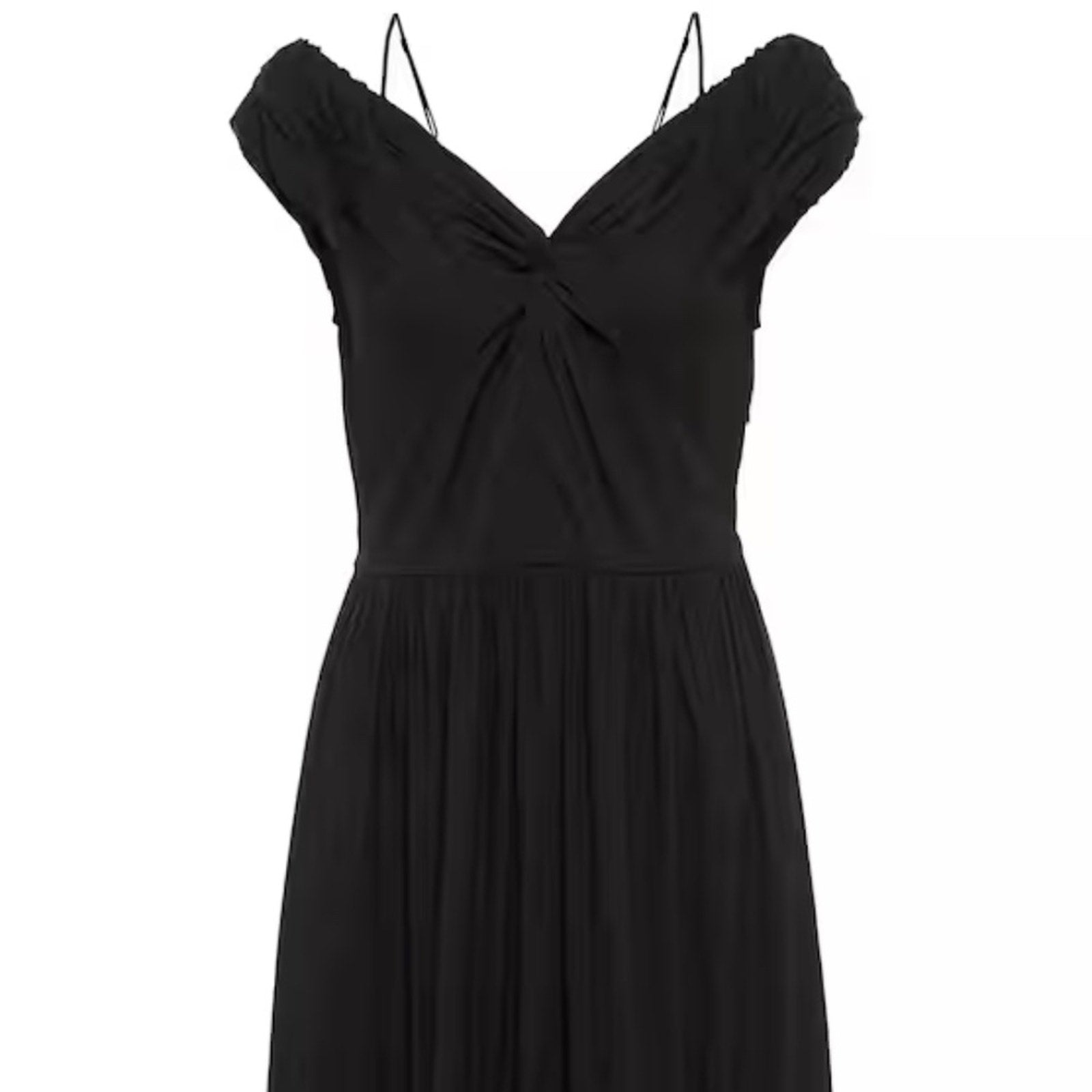 NWT VINCE Off Shoulder Twist Front Dress black V825151465 - size 2