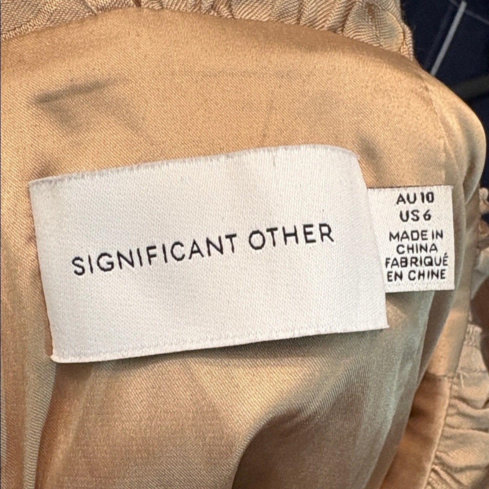 NWT Significant Other “Lila” Cutout Midi Dress – Fawn - size 6