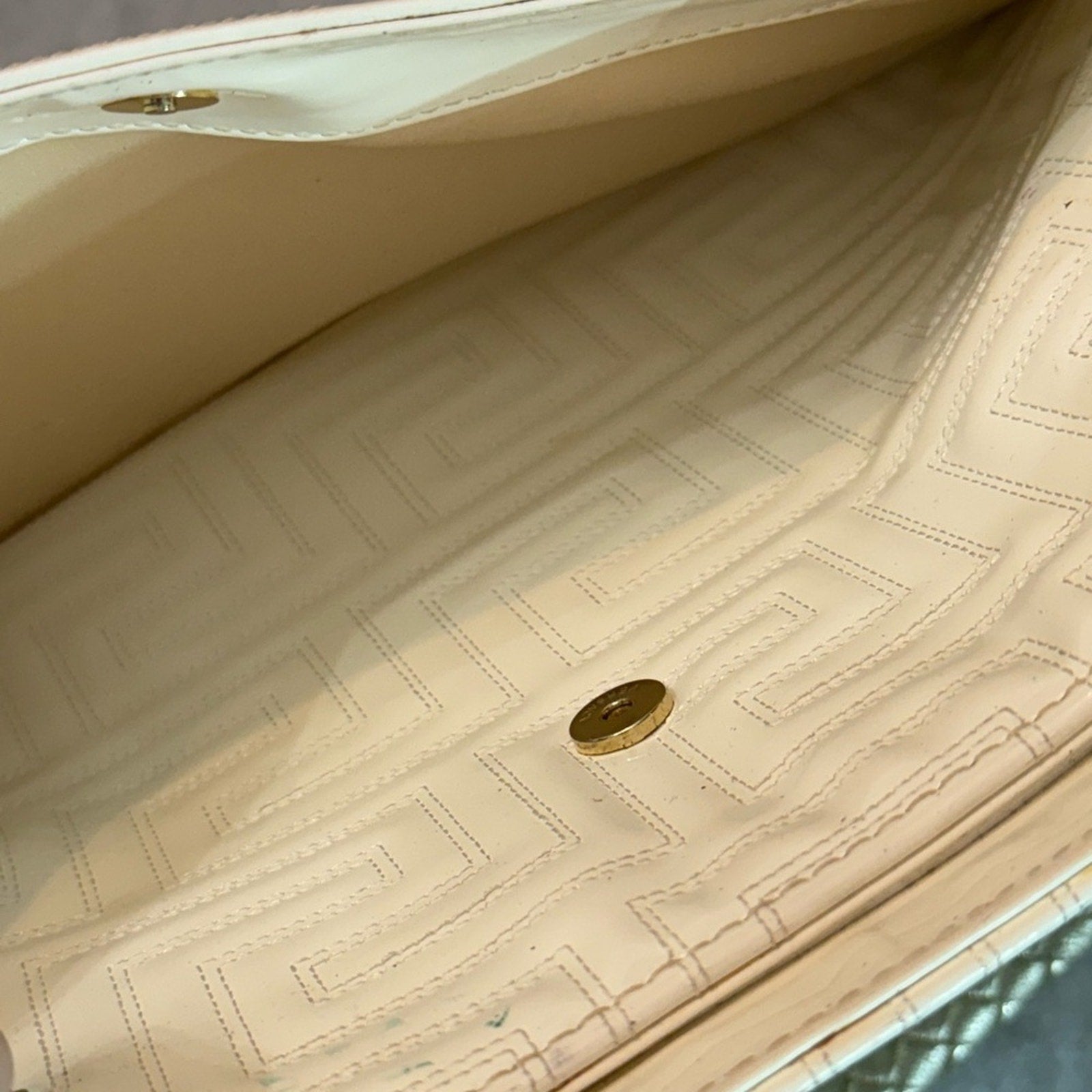 Versace Pre-Owned logo-plaque leather satchel bag