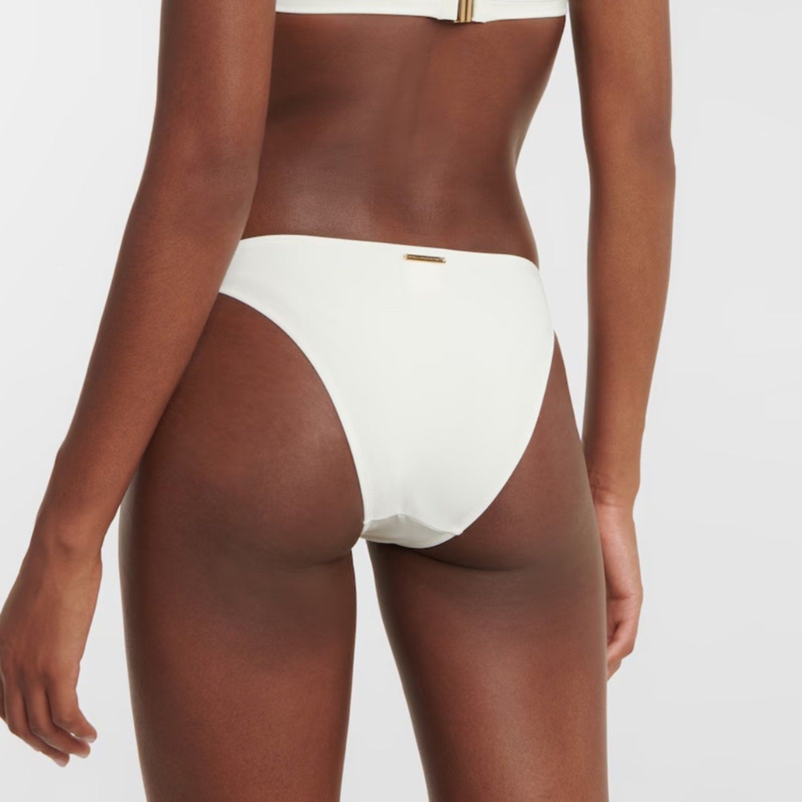NEW Stella Mccartney Chain-Trimmed Bikini Bottom In White - size Large