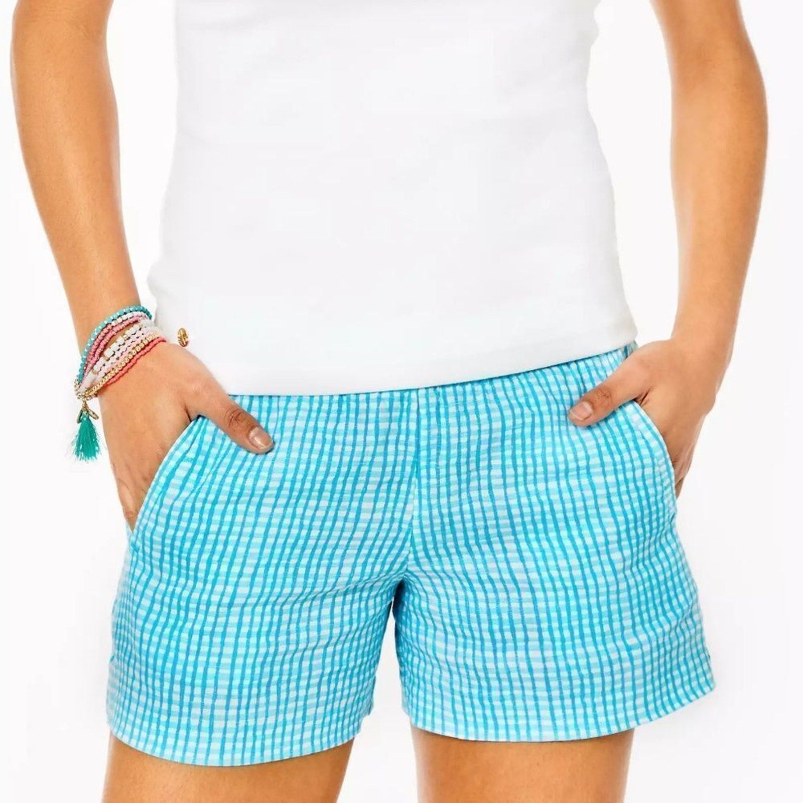 NWT Lilly Pulitzer 4" Lilo Linen Short -size Large