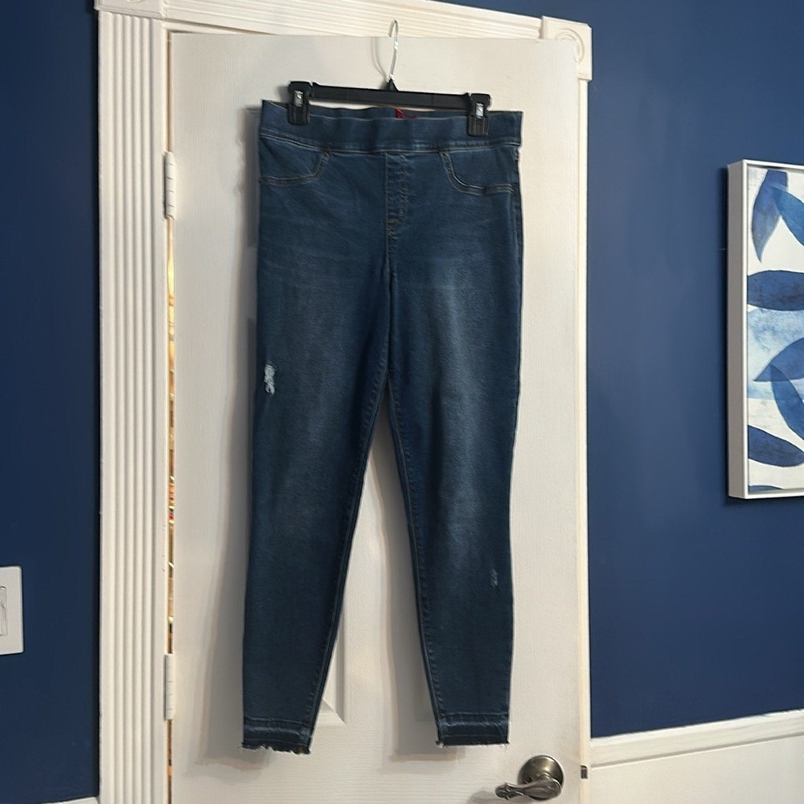 SPANX DISTRESSED SKINNY JEANS #20203R - size large