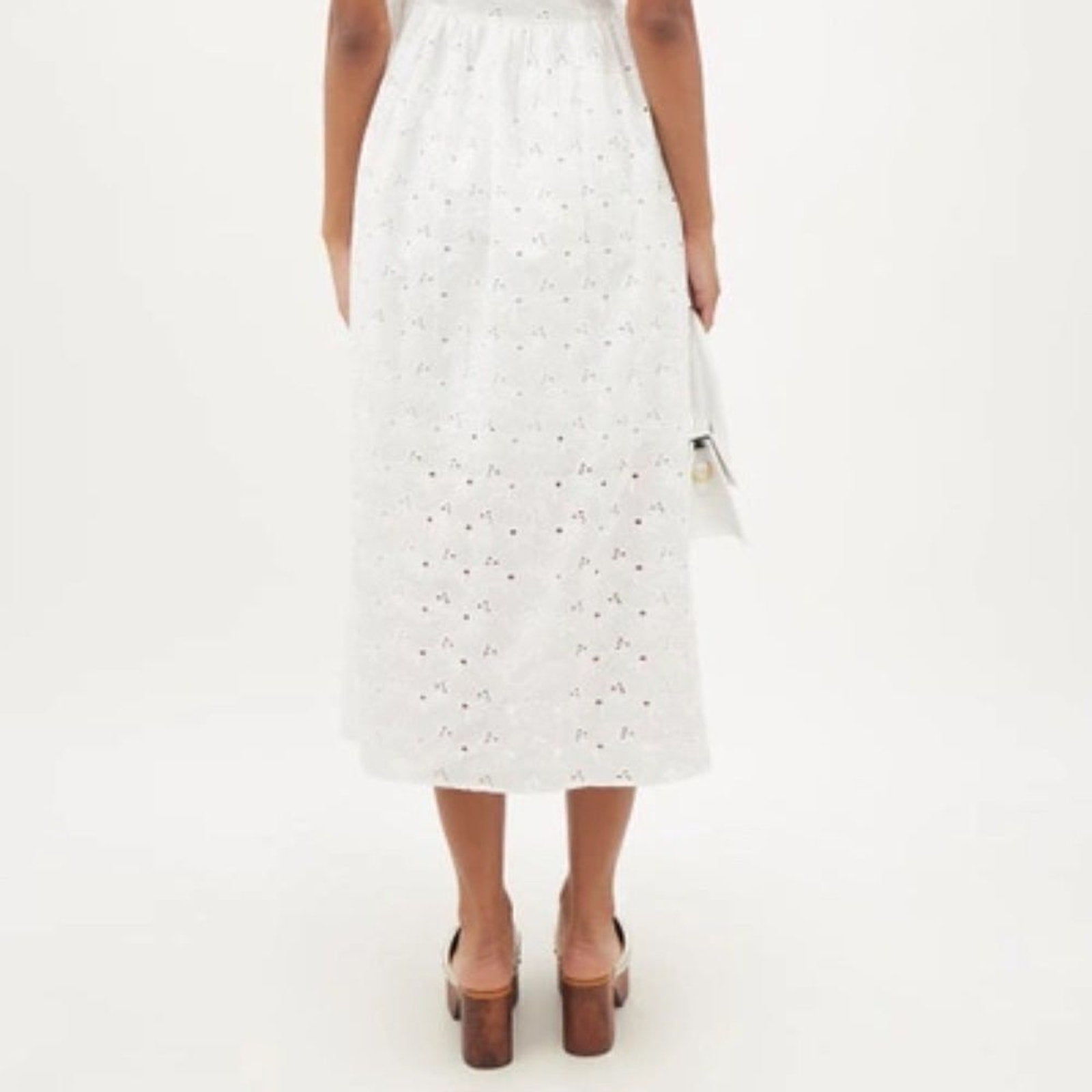 NWT BATSHEVA Jude Dress $475.00 White Broderie Anglaise Eyelet - size 6