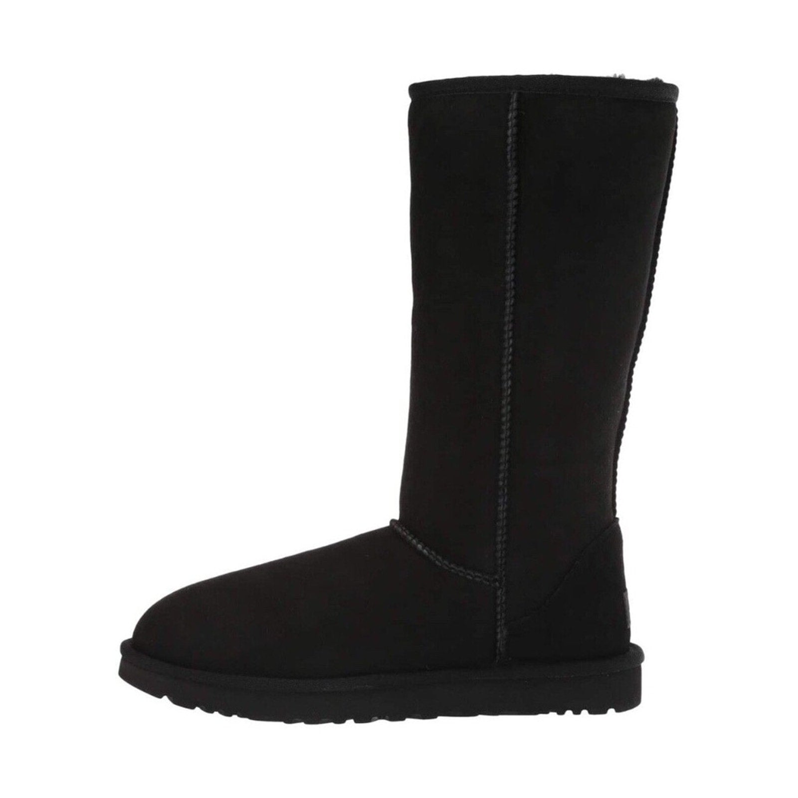 NEW UGG Classic Tall II 2 Black Water-resistant Suede Sheepskin - Size 9