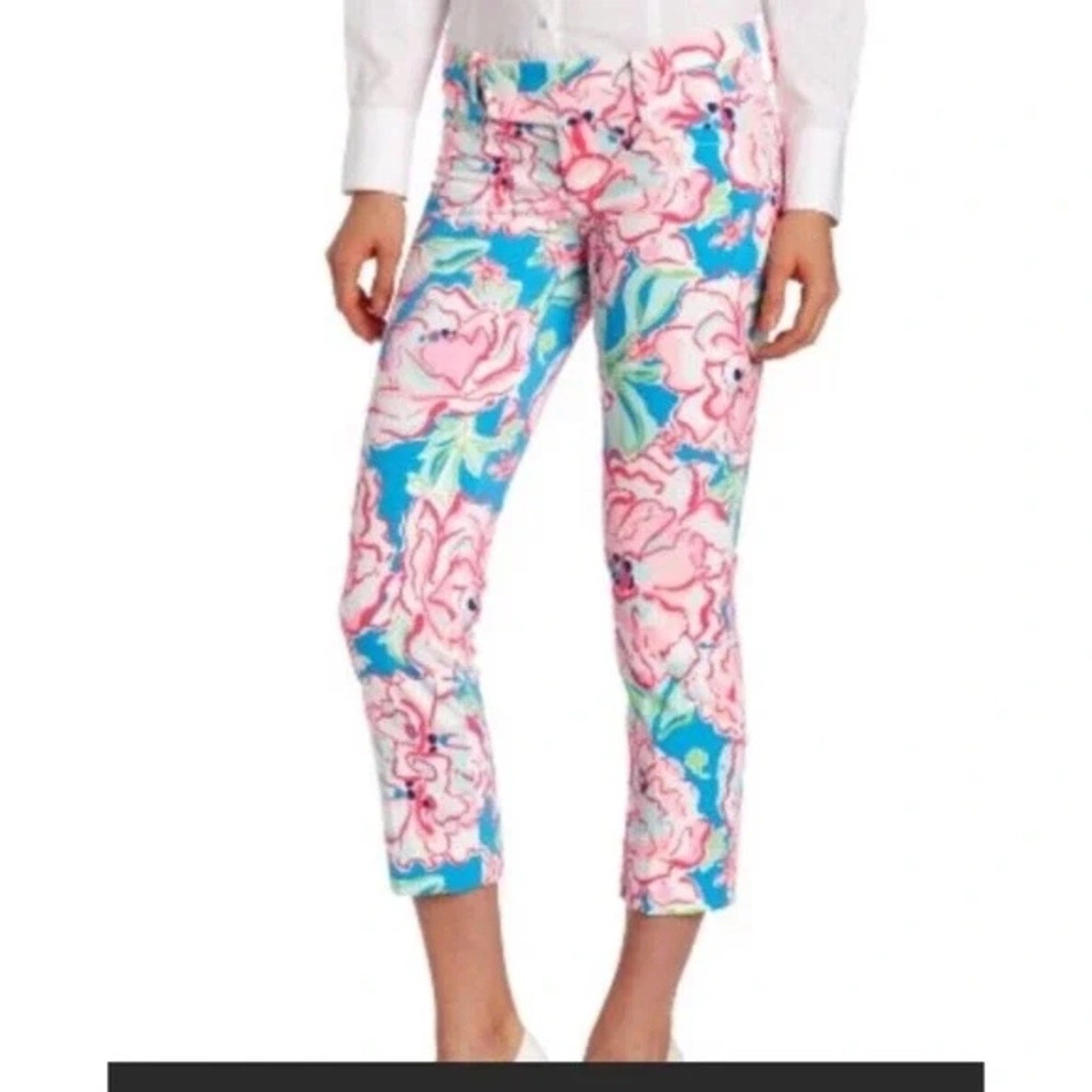 LILLY PULITZER Lucky Charms Luxury Capri - size 2