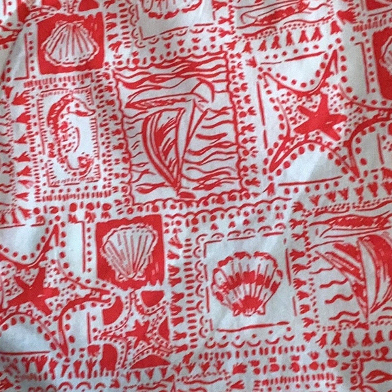 NWT Lilly Pulitzer Gretchen High Rise 5" Shorts Mizner Red Seaside Harbour - 12