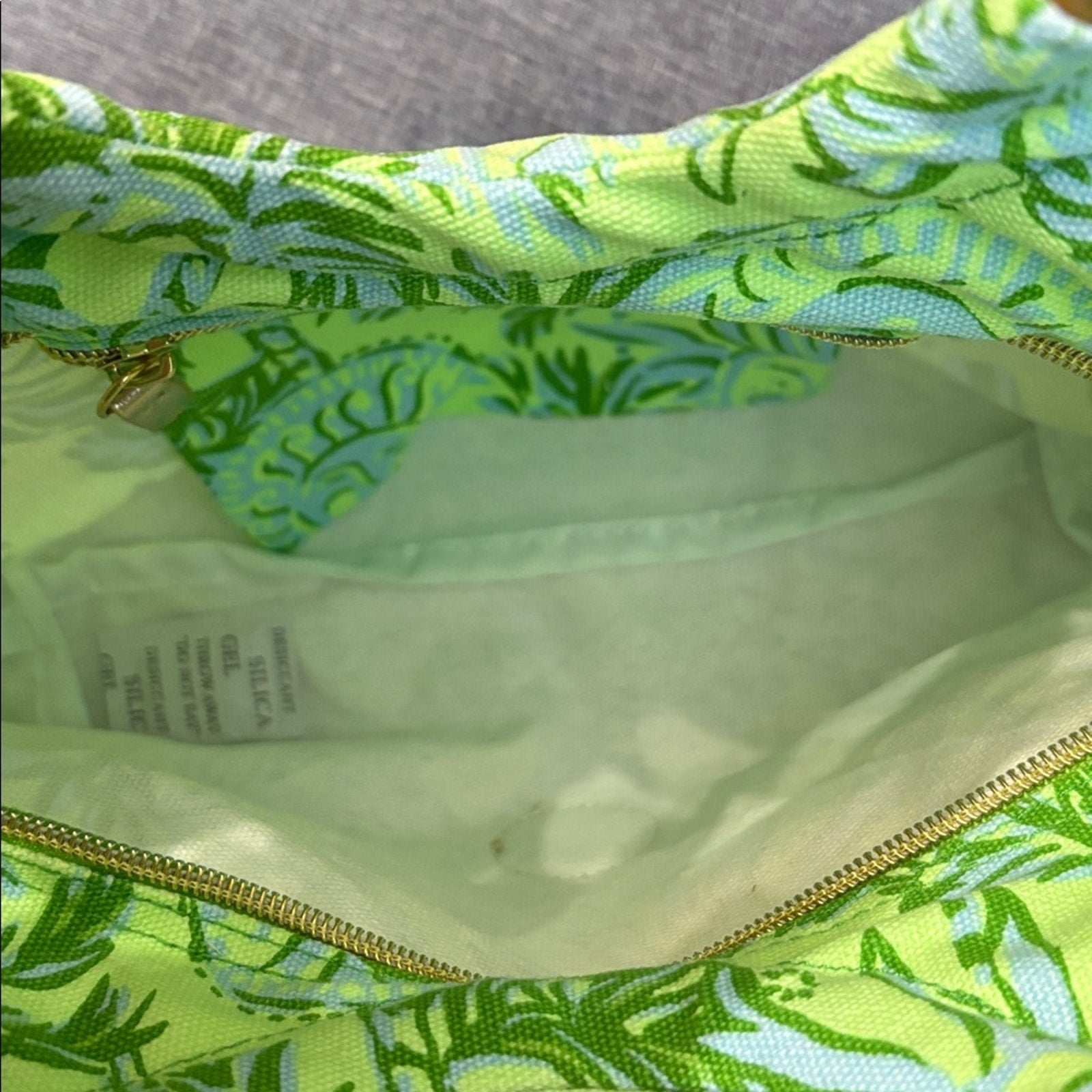 NEW Lilly Pulitzer Bamboo Bag in Cool Mint Catchin Rays