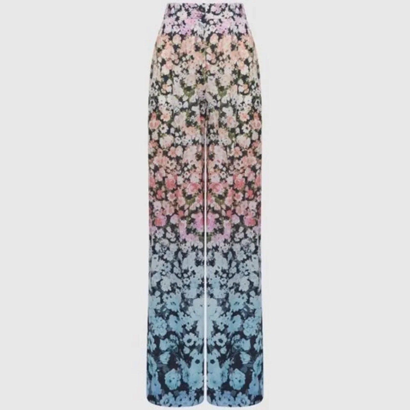 NEW REISS Serena Floral Print Wide Leg Oversized Trouser Pants
