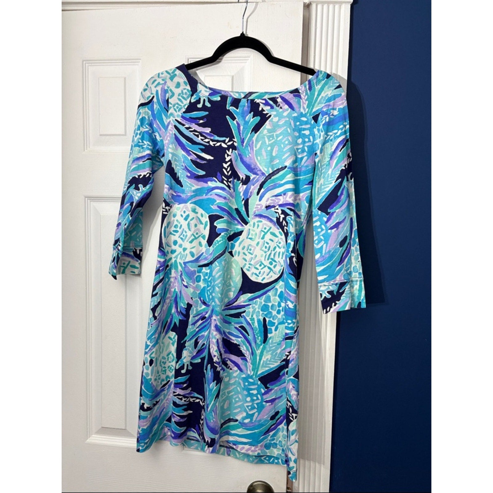 Lilly Pulitzer Hollee Dress Iris Blue - size small