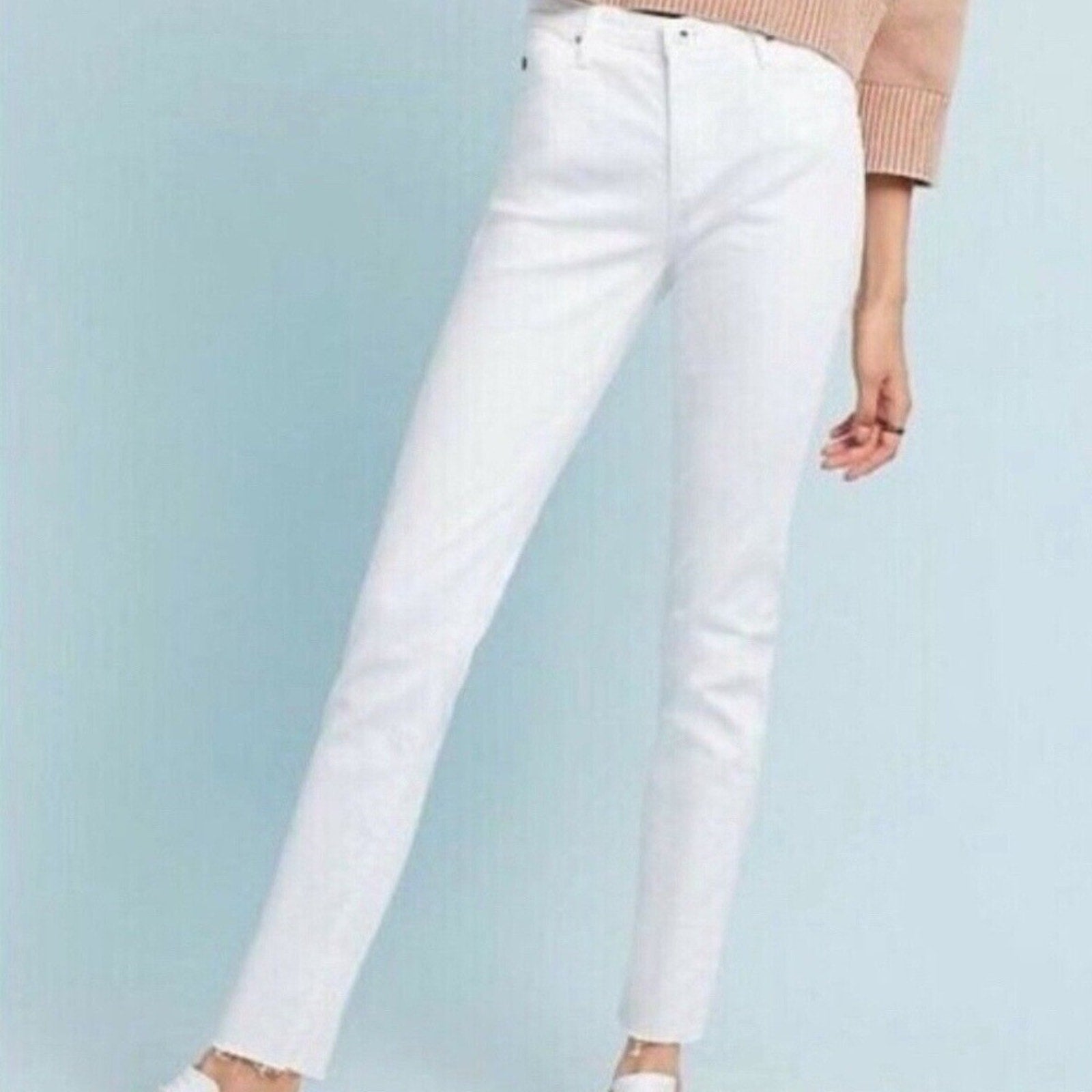 AG Adriano Goldschmied The Stevie Ankle Slim Straight Jeans Size 29R