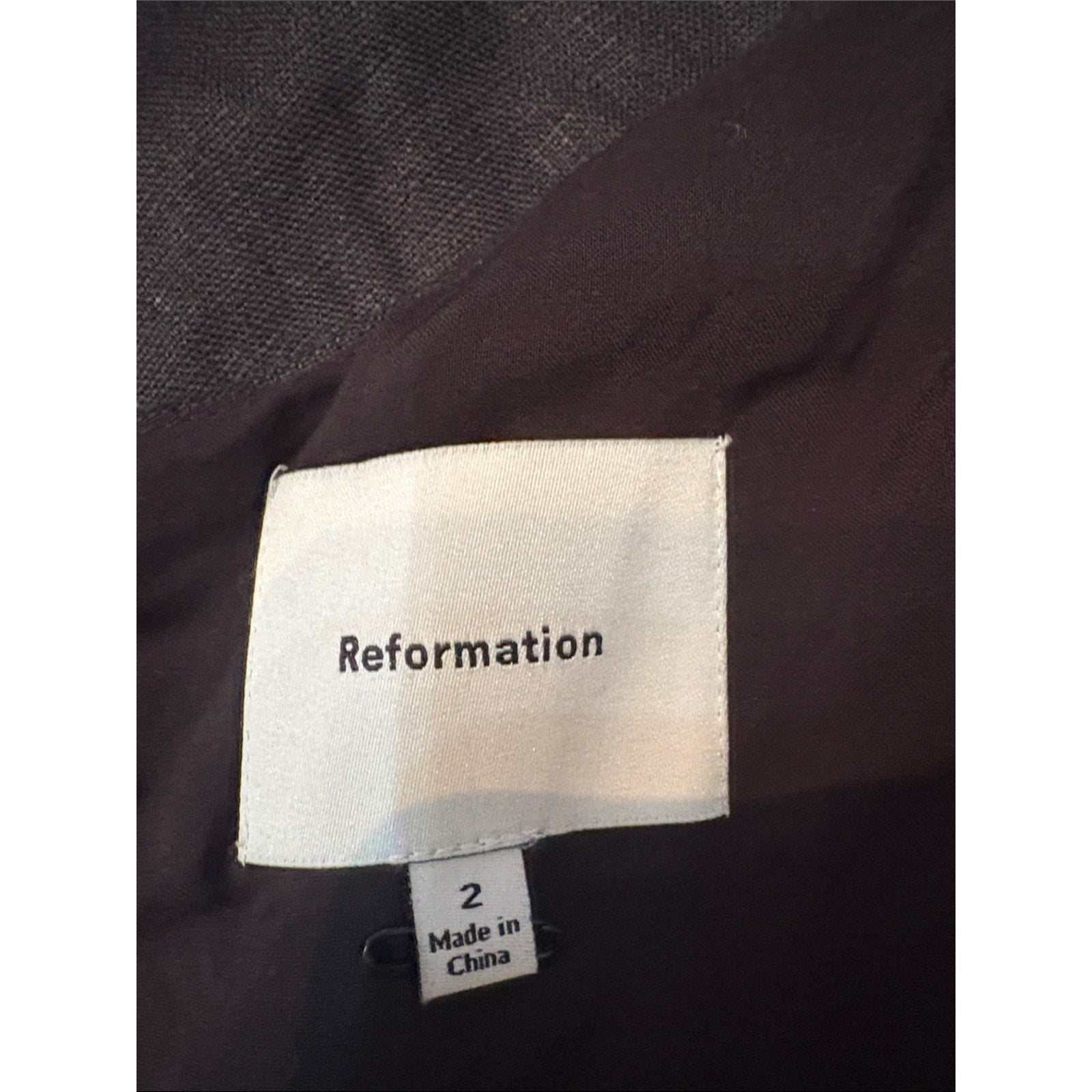Reformation Ciro Linen Dress - size 2 - NWT