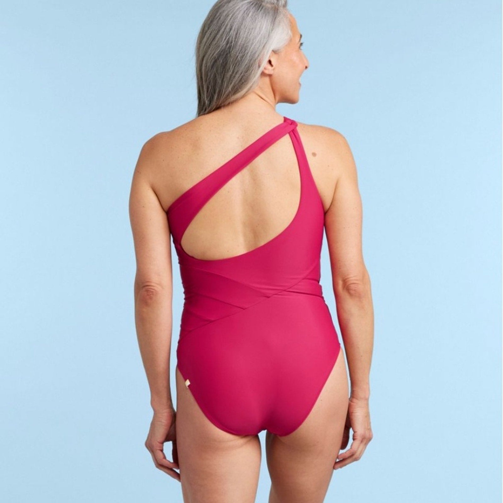 Summersalt The Ruched Sidestroke - size 6