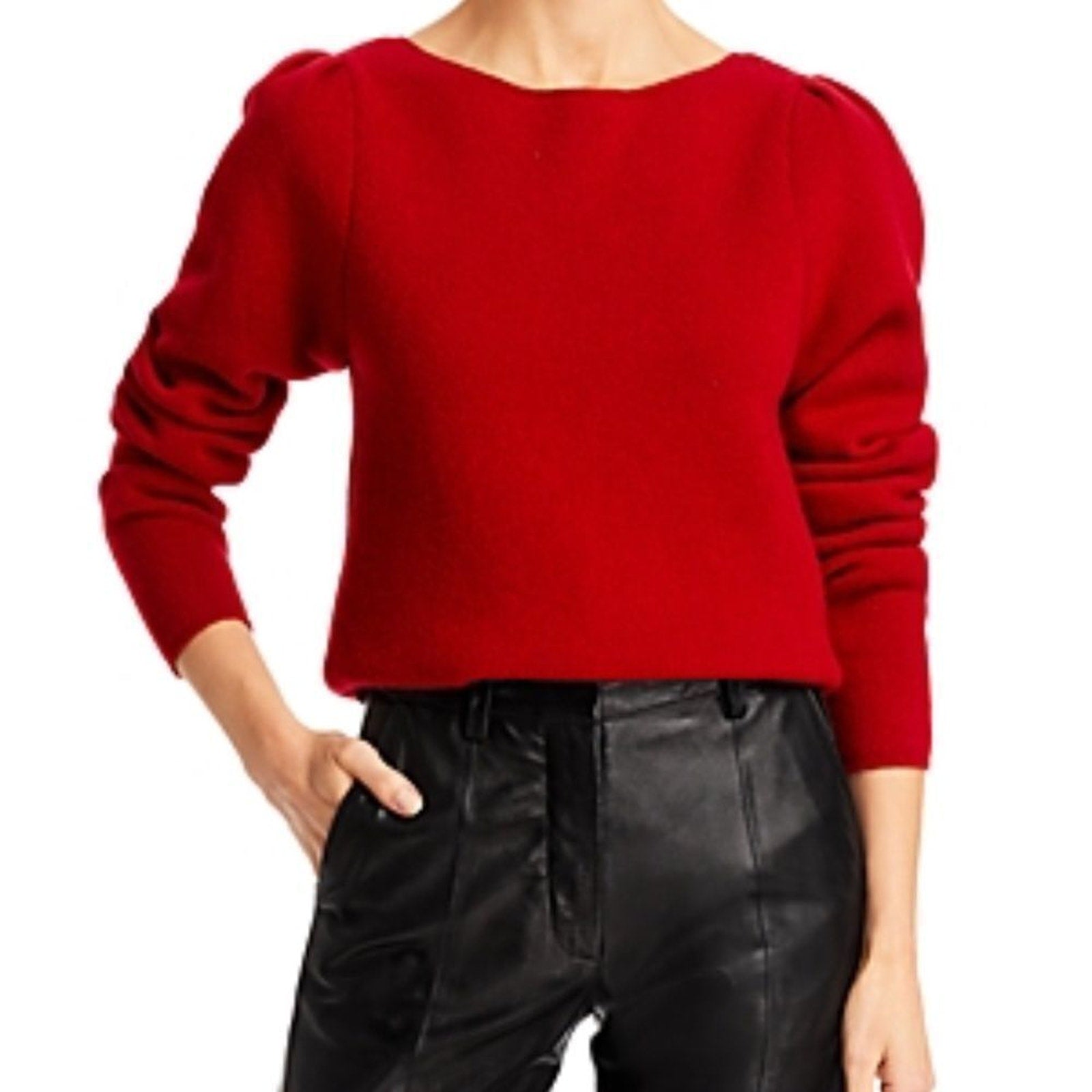 NEW REBECCA TAYLOR  Double Faced Cashmere Sweater - size XL