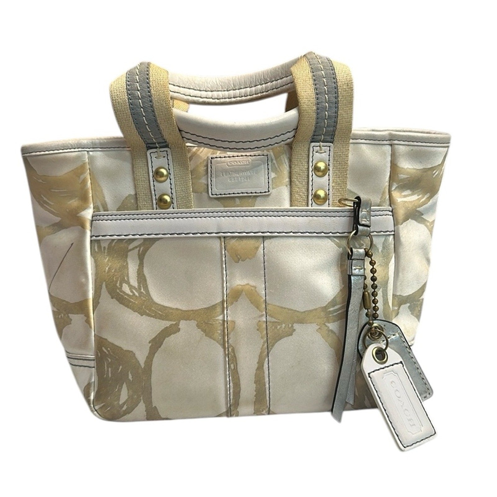 Coach hand bag Y2K white