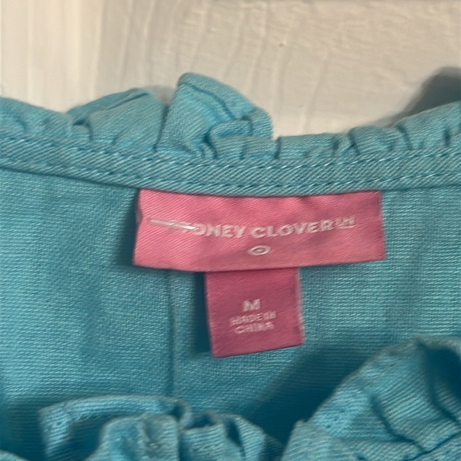 Stoney Clover Lane X Target Blue Short Sleeve Ruffle Dress - size M