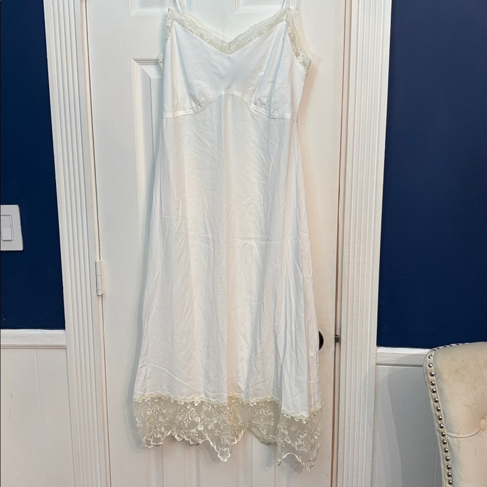 Simone Rocha - Crêpe de chine slip dress - size US 8 (UK 12)