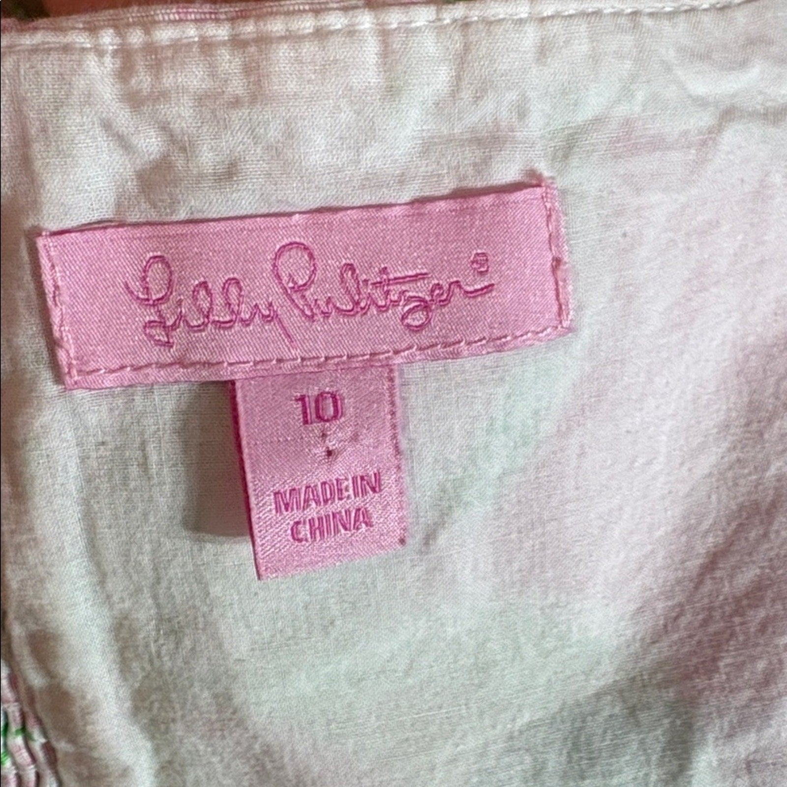 Lilly Pulitzer Hillview Halter Top Lace Front - size 10