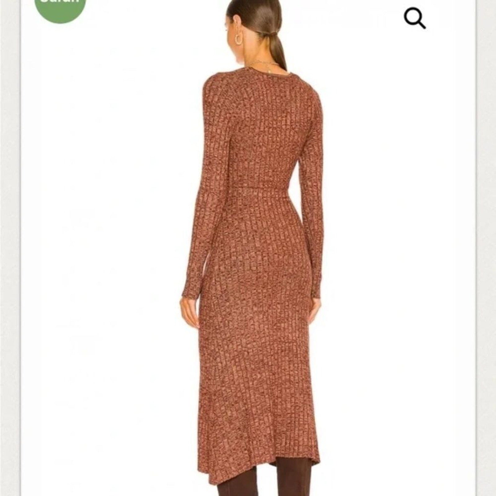 NWT AFRM Skye cut out sweater dress - size LARGE