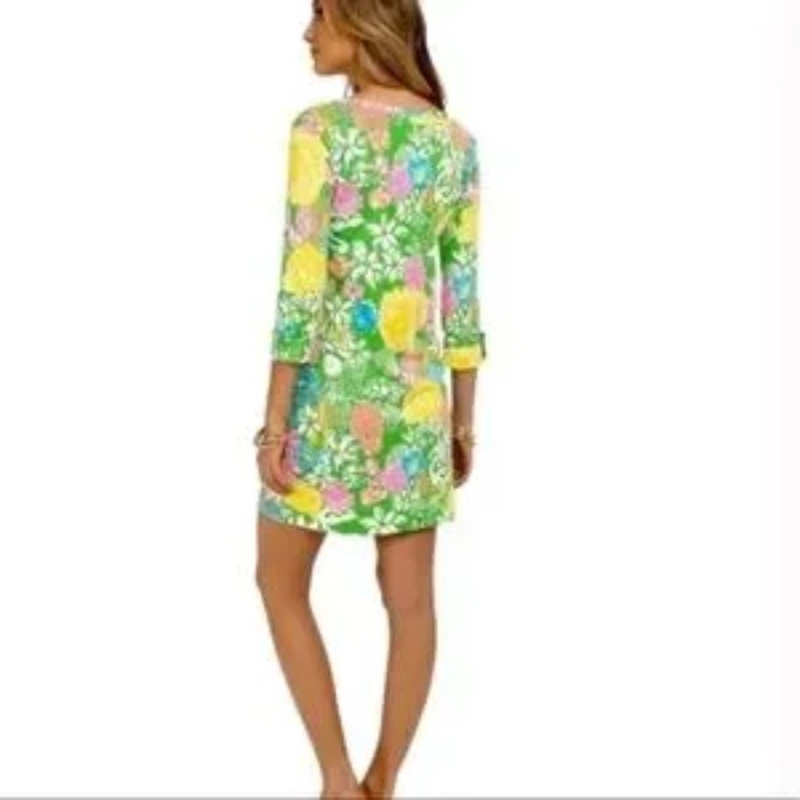 Lilly Pulitzer “Hibiscus Stroll” Palmetto Dress - size small