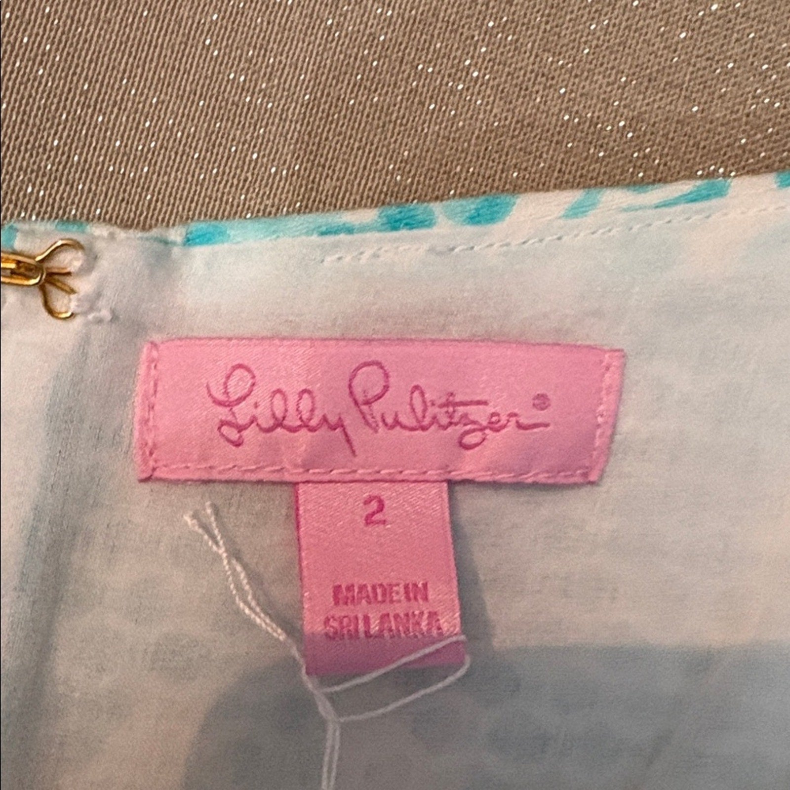 Lilly Pulitzer MacFarlane Shorely Blue Sea Cups Lace Detail Shift Dress - size 4