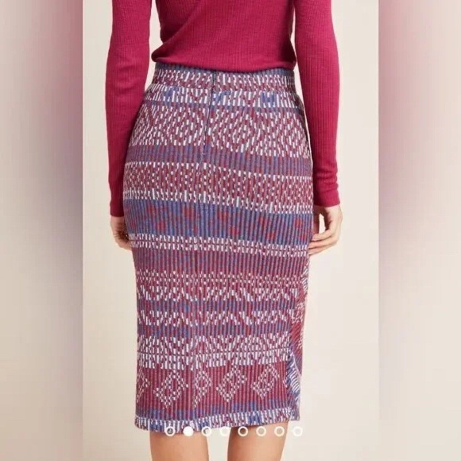 Maeve Anthropologie Carolina faux wrap skirt - size M