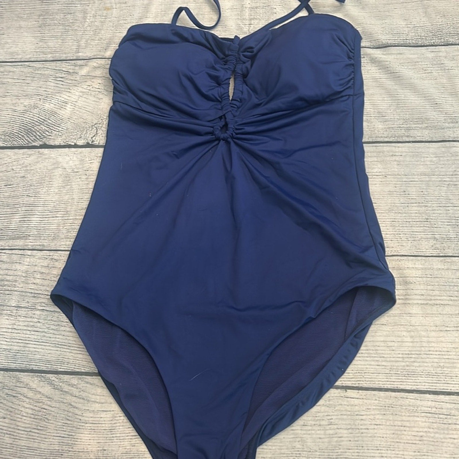 NWT Sea Level Infinity Convertible Gathered Keyhole One-Piece Swimsuit - size 10