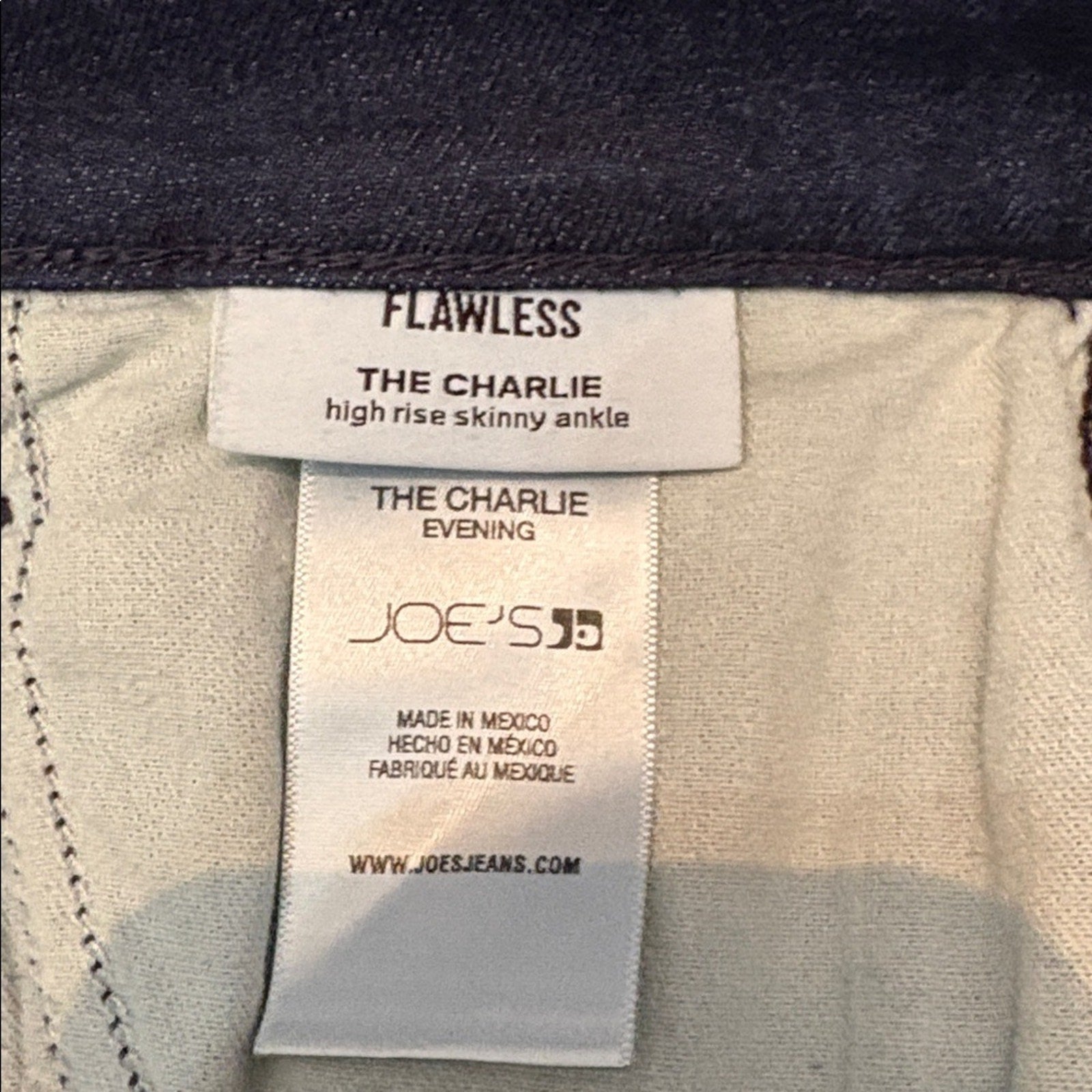NWT Joe’s Jeans, The Charlie, High Rise Skinny in Evening - size 25