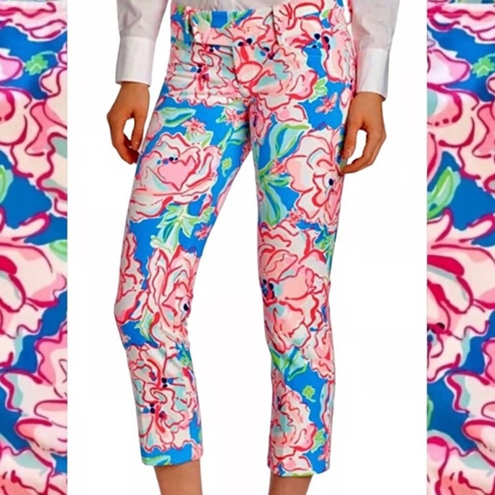 LILLY PULITZER Lucky Charms Luxury Capri - size 2