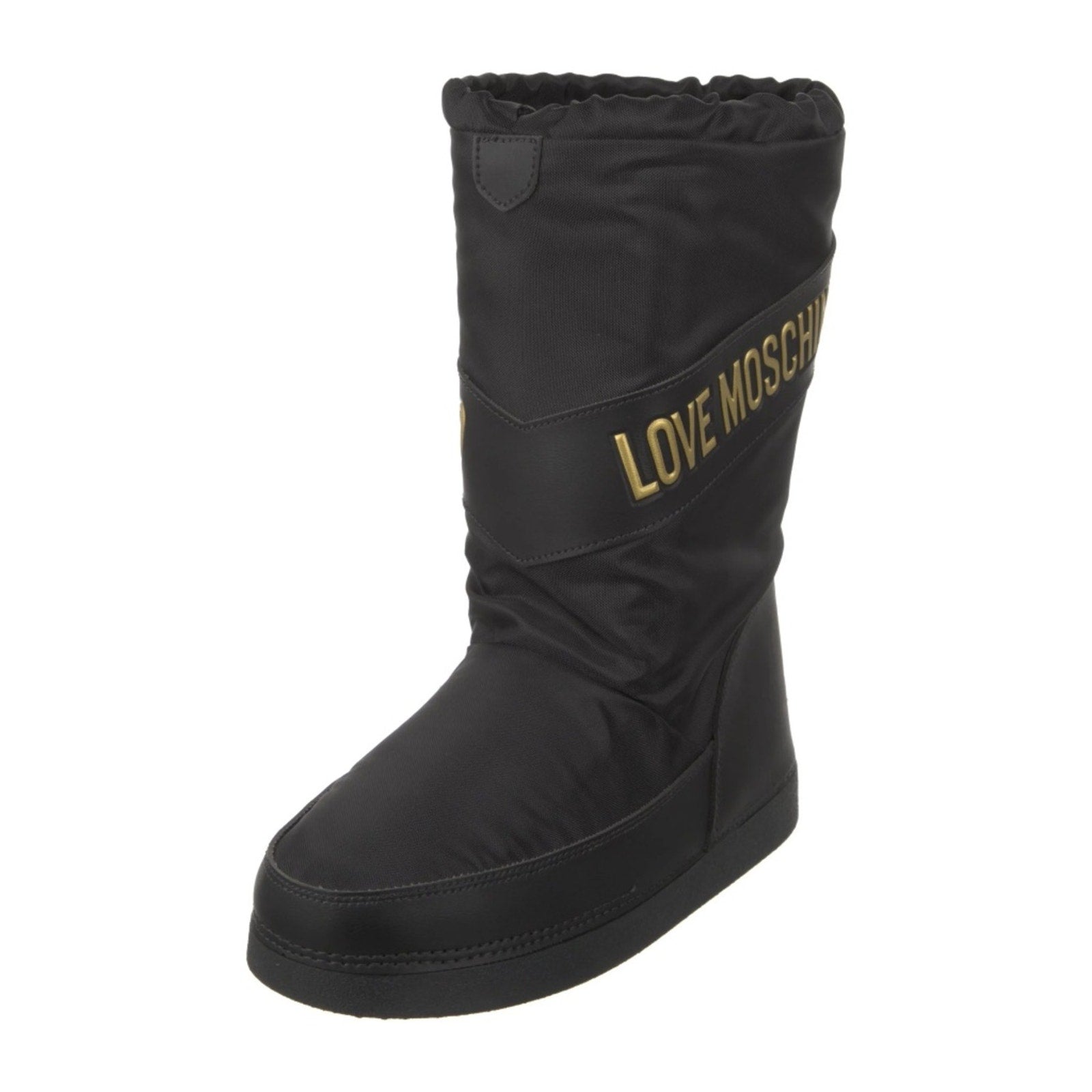 Moschino Logo-Print Snow Boots - Black - size 37 (US 8)
