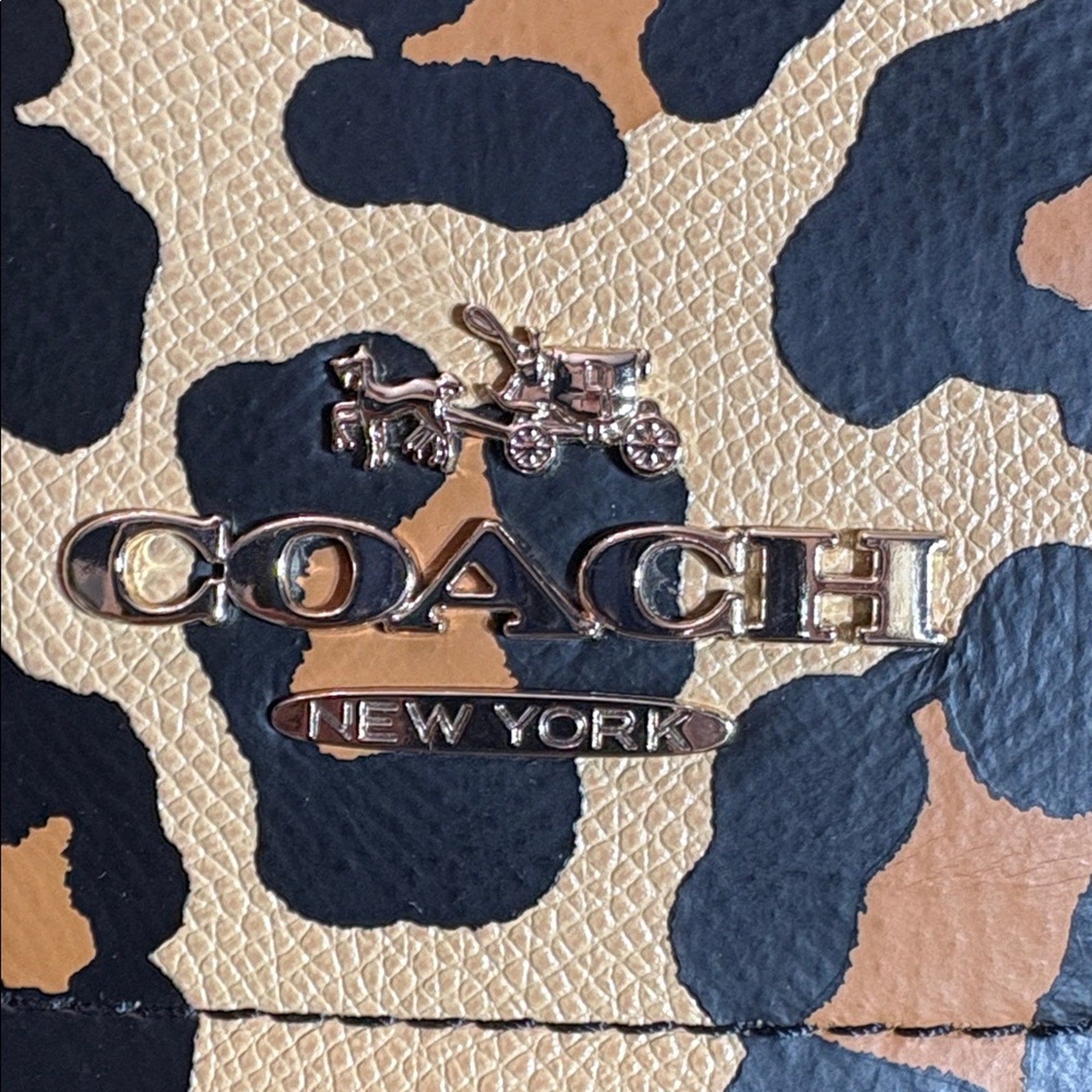 Coach Taylor Tote Bag Leopard Print