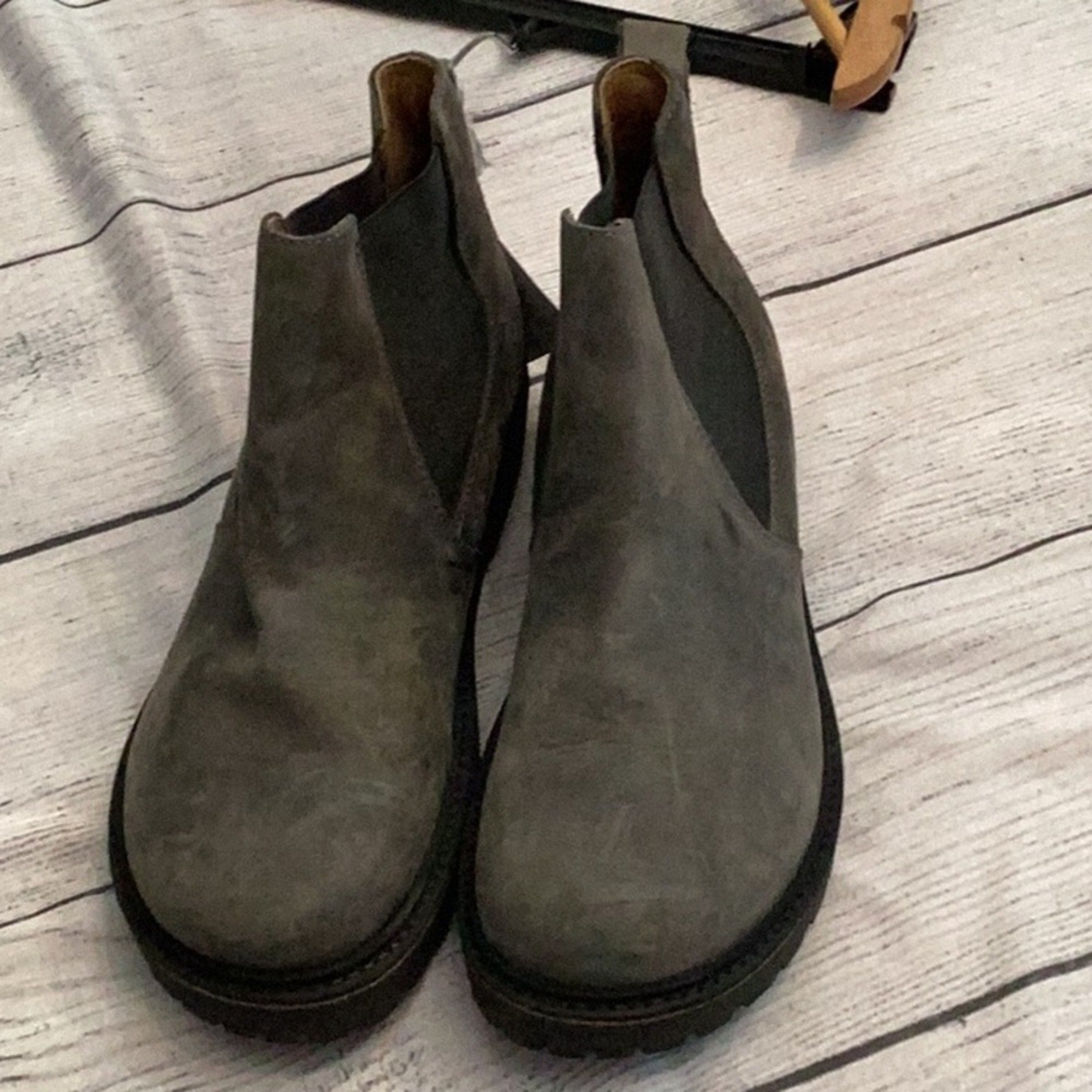NEW BIRKENSTOCK  Stalon Nubuck Leather Boot Graphite - size 41 (US 9.5 - 10)