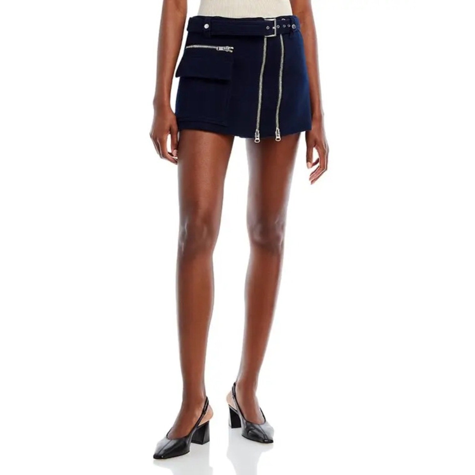 NWT A.L.C. Christian Skirt In Navy - 14