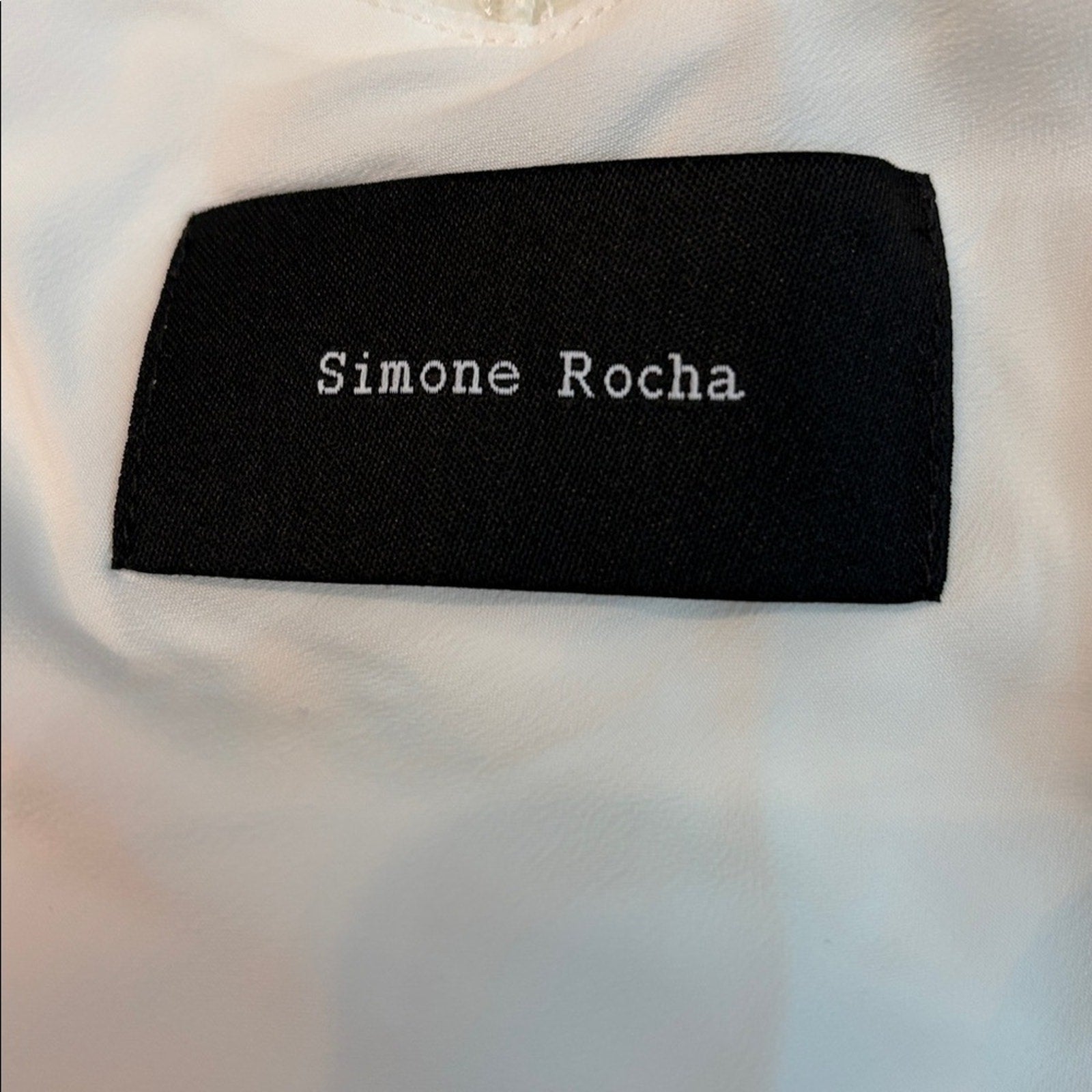 Simone Rocha - Crêpe de chine slip dress - size US 8 (UK 12)
