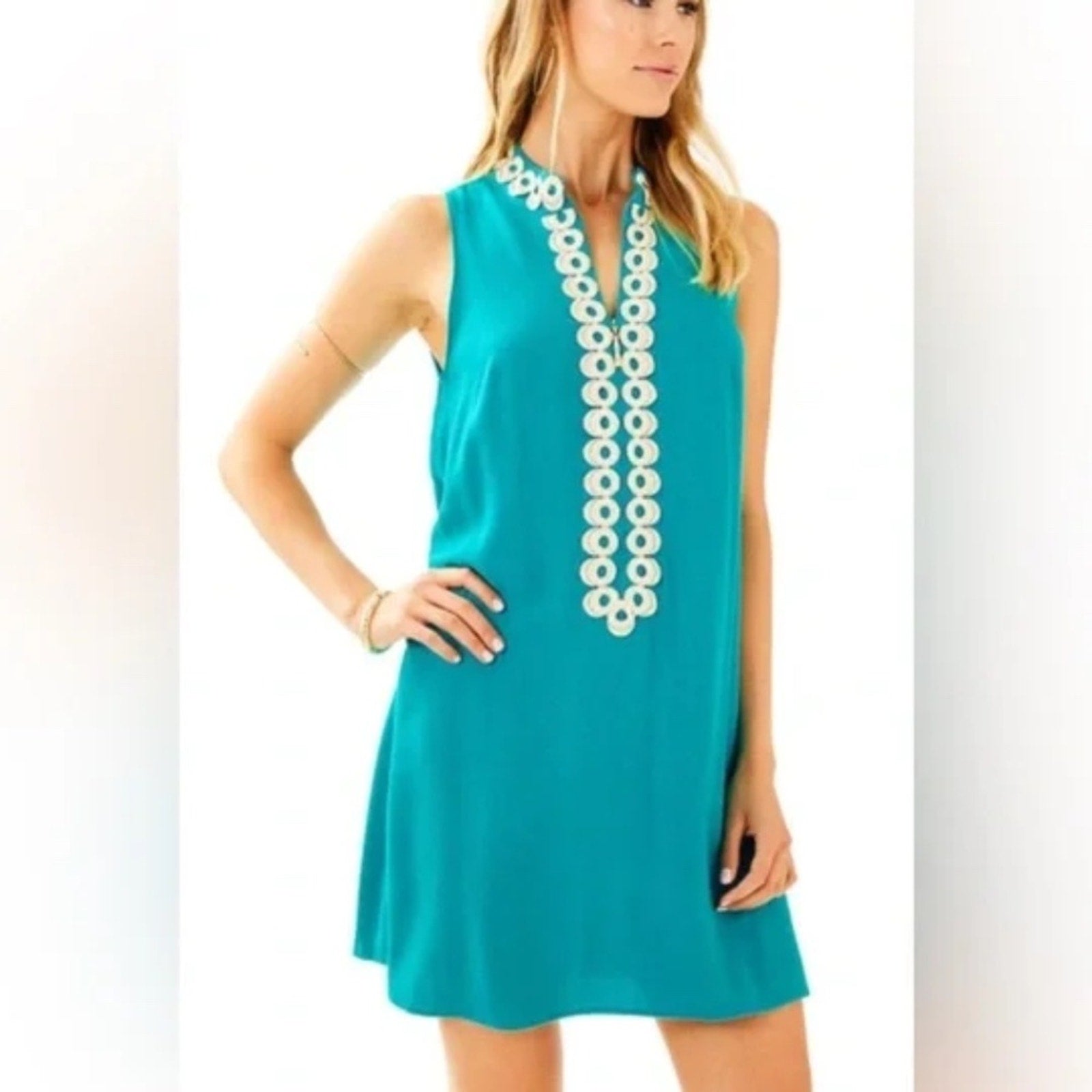 Lilly Pulitzer Jane Shift Dress in Agate - size 16