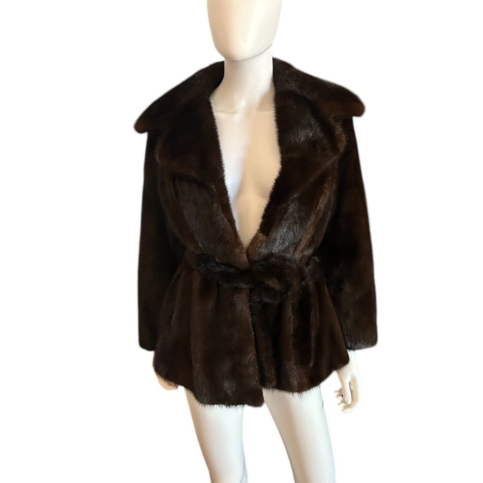 Vintage H Andreasson ladies mink coat - size M