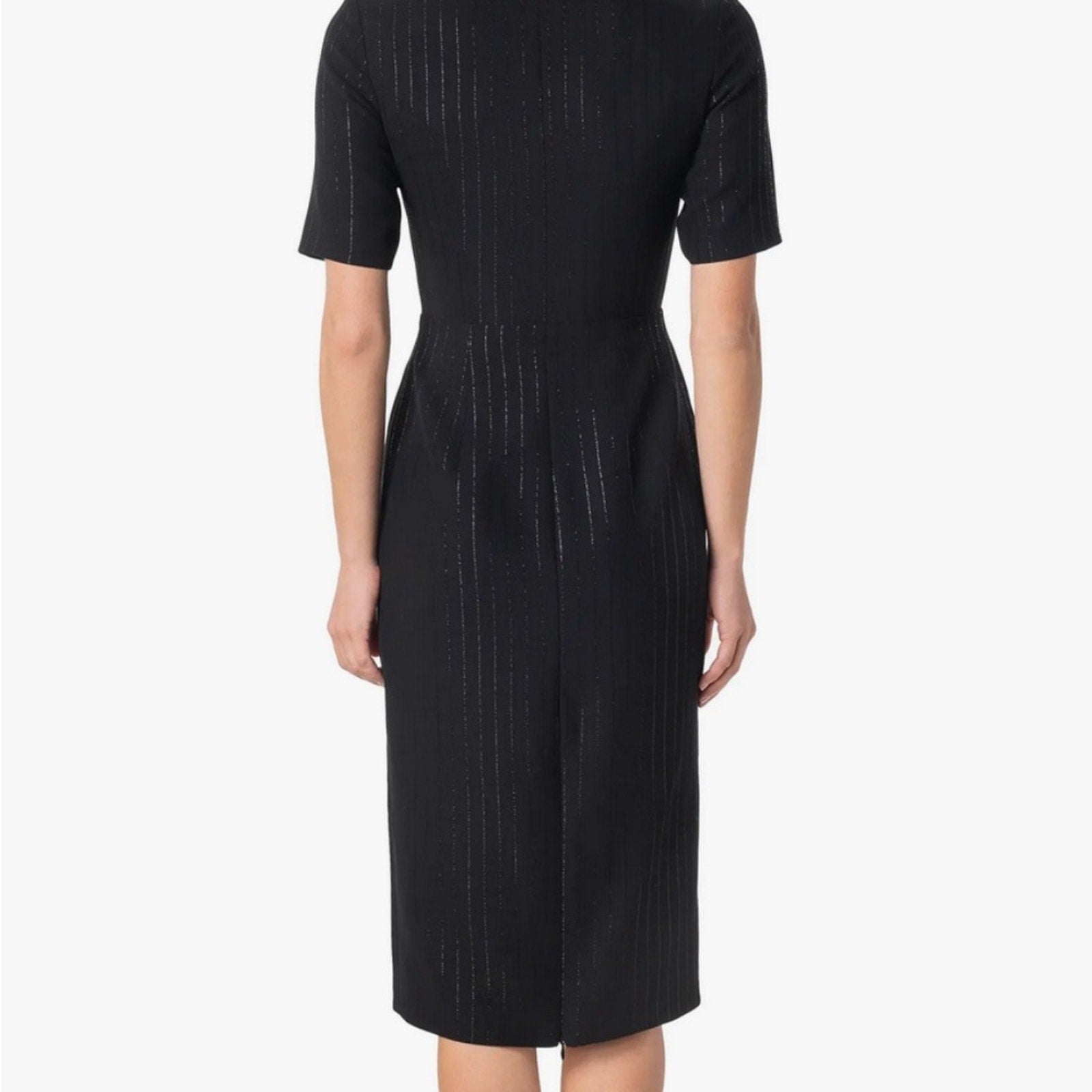 NWT Dress The Population Gloria Front Zip Sheath Dress - size large
