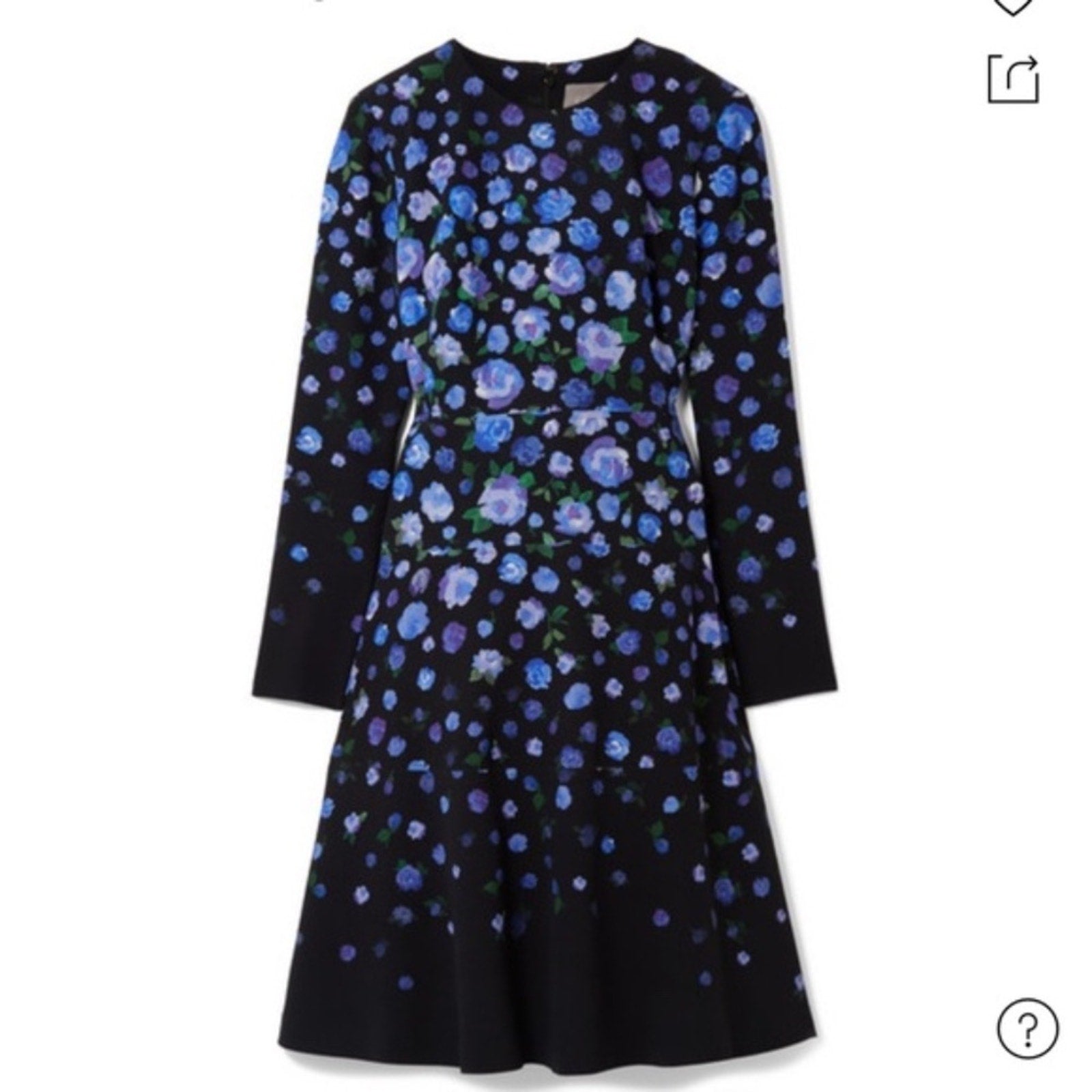 Lela Rose Floral Crepe Dress - size 4