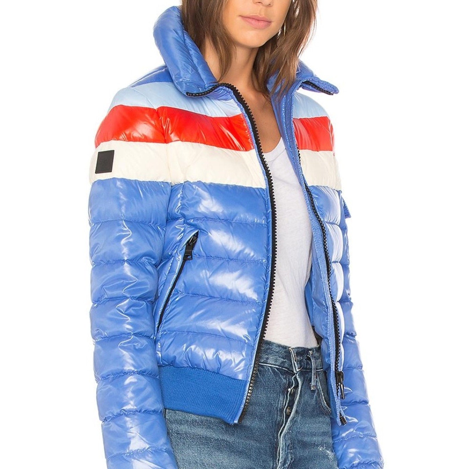 SAM. starburst jacket in sea - size XS