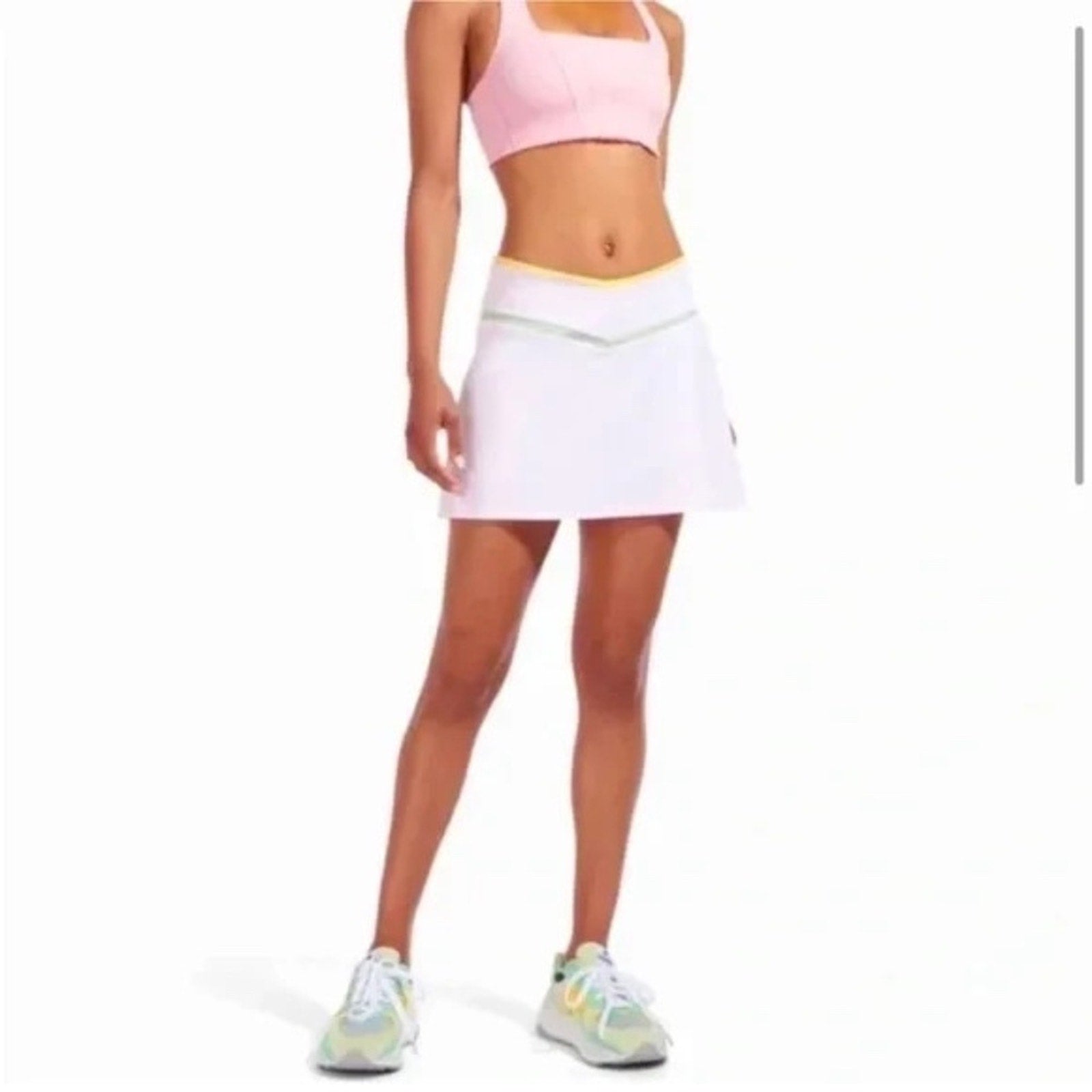 STAUD New Balance X Tennis pickleball golf WHITE skirt skort - size small